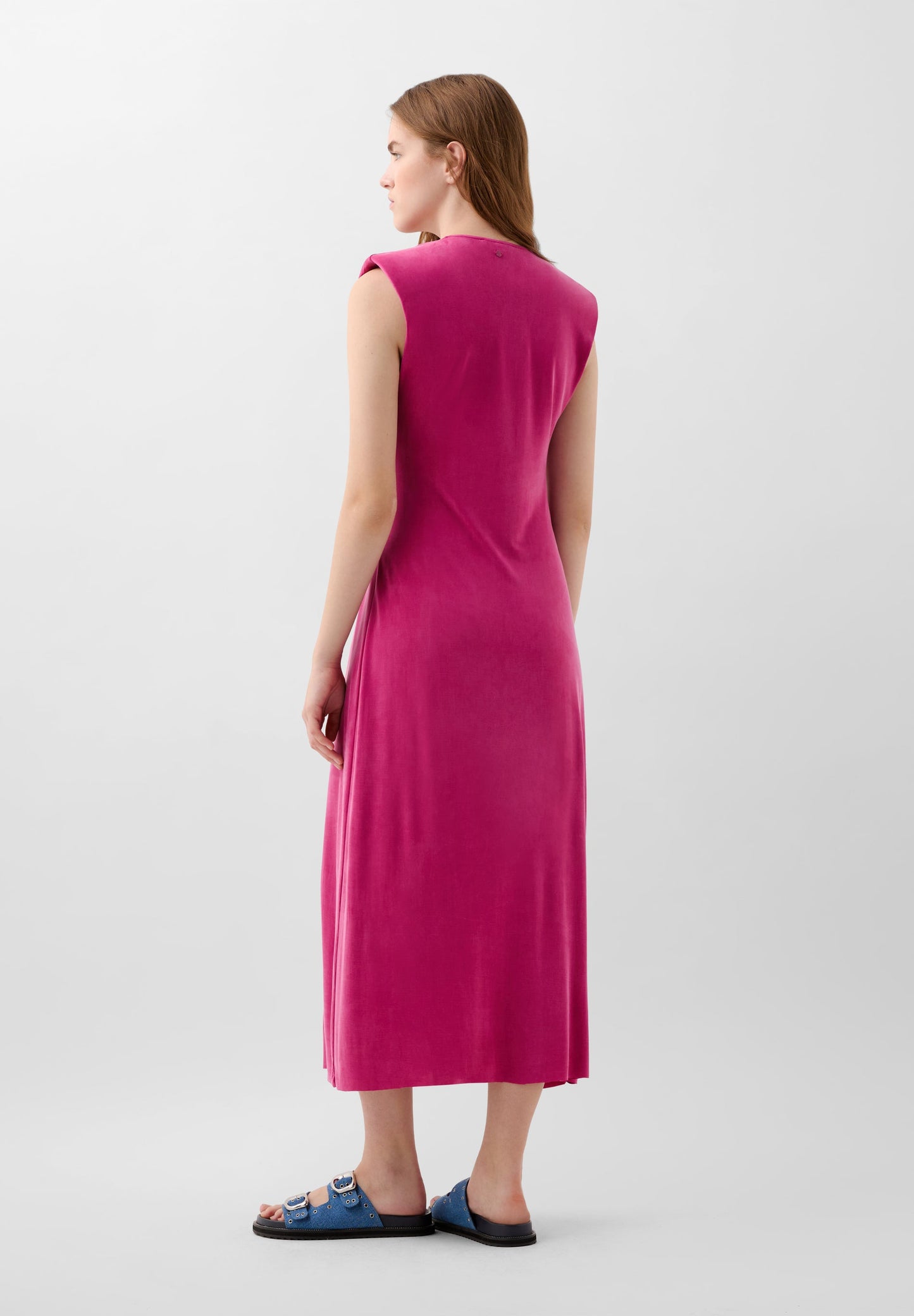 VESTIDO CUPRO DETALLE CINTURA