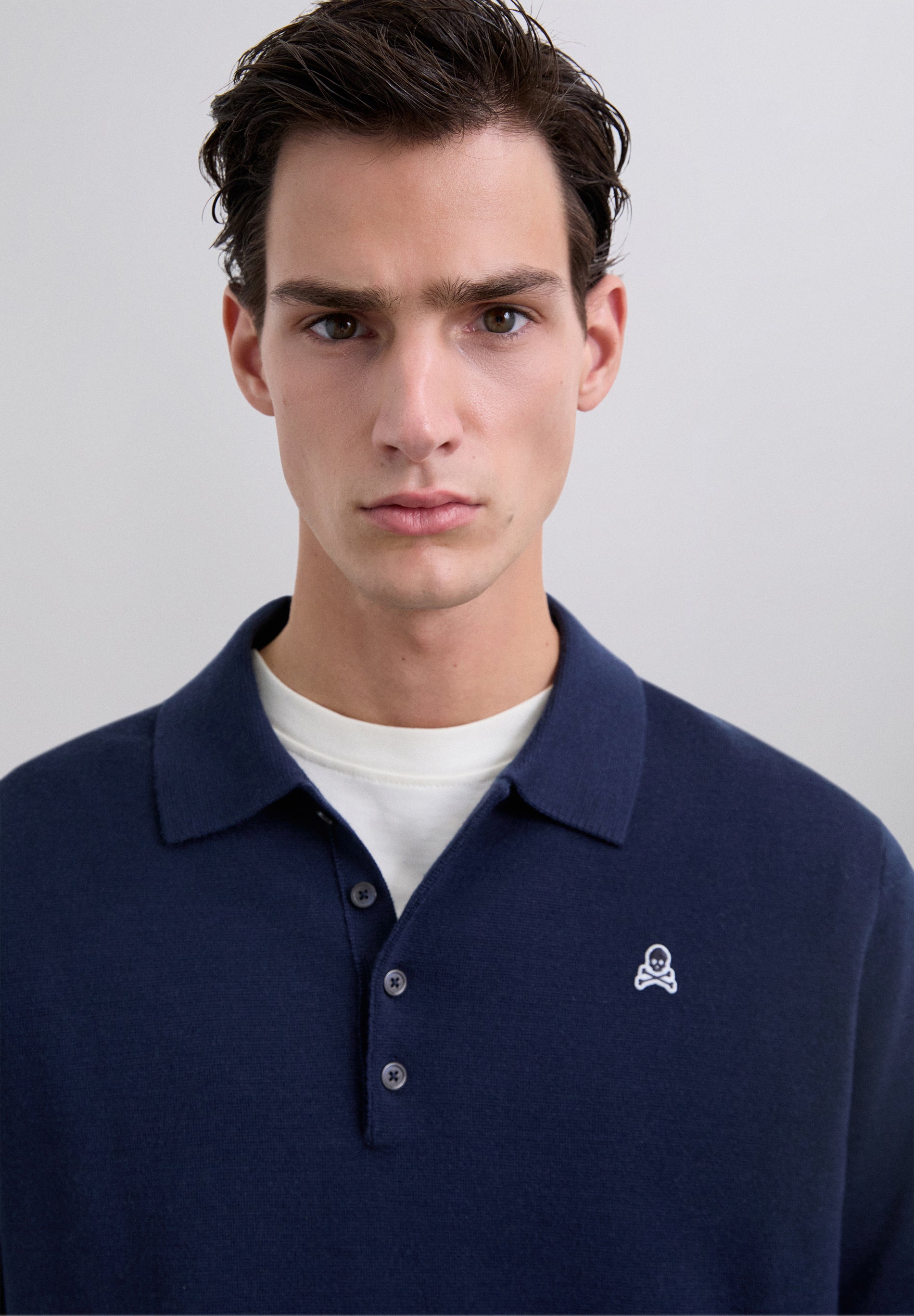 CHALECO POLO PARCHE CALAVERA