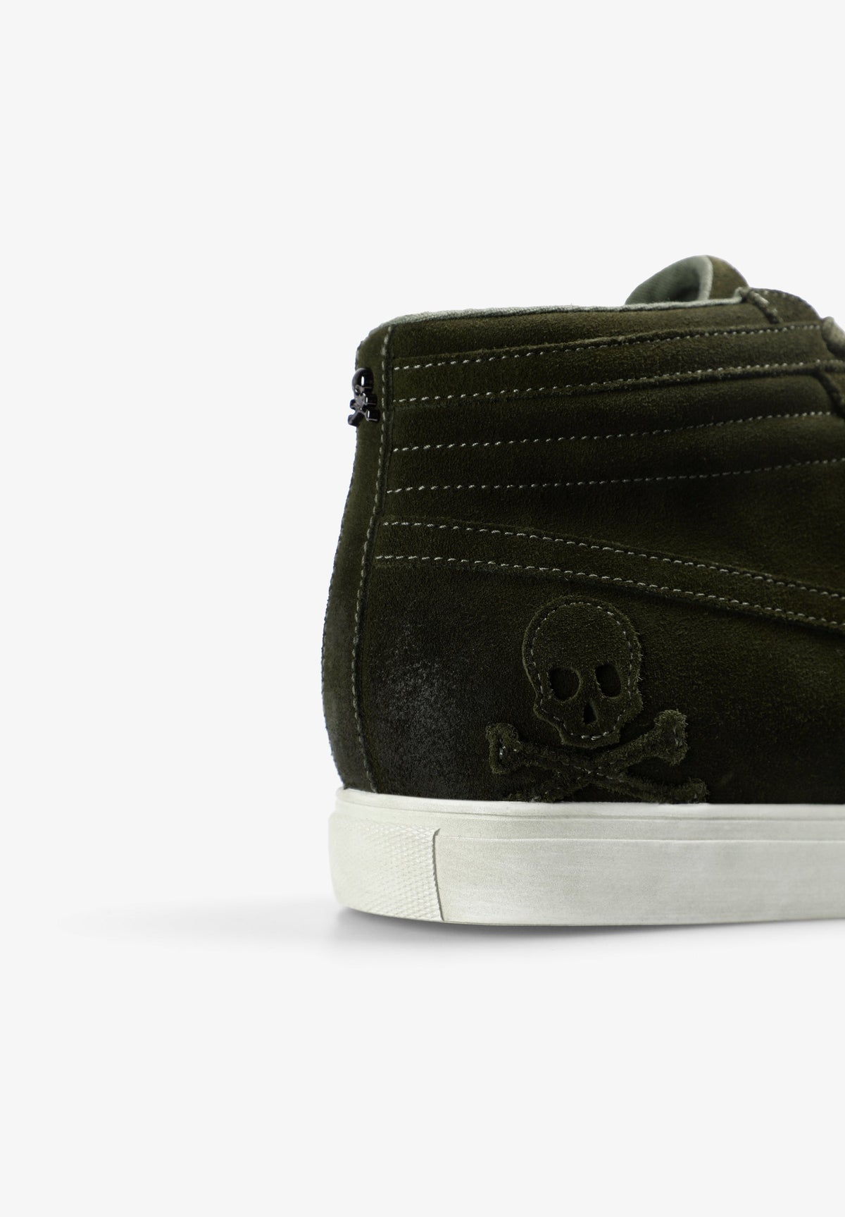 SNEAKERS ALTAS PIEL CALAVERA