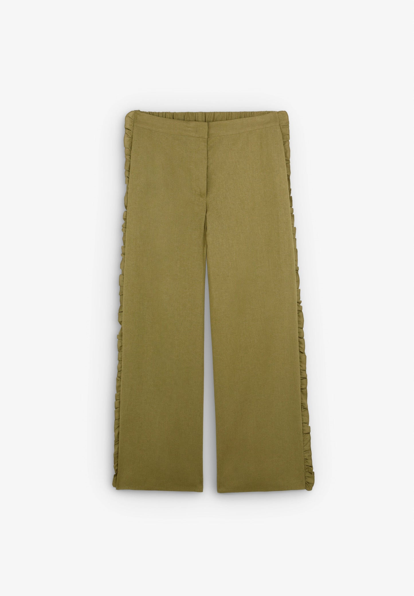 PANTALÓN LINO VOLANTES