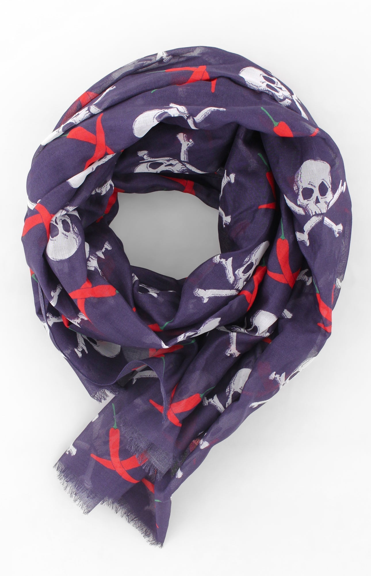 PASHMINA SKULL & PAPRIPKA NAVY