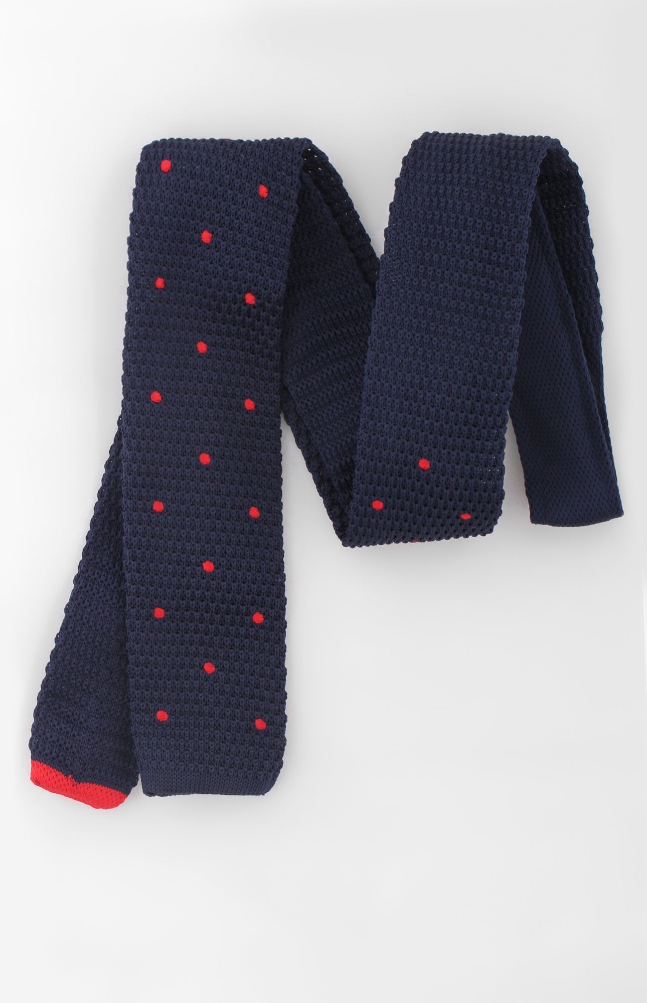 TRICOT TIE DOTS RASPBERRY