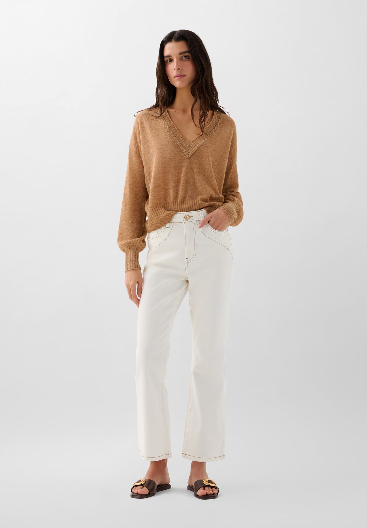 VAQUERO ANKLE SOL BORDADO