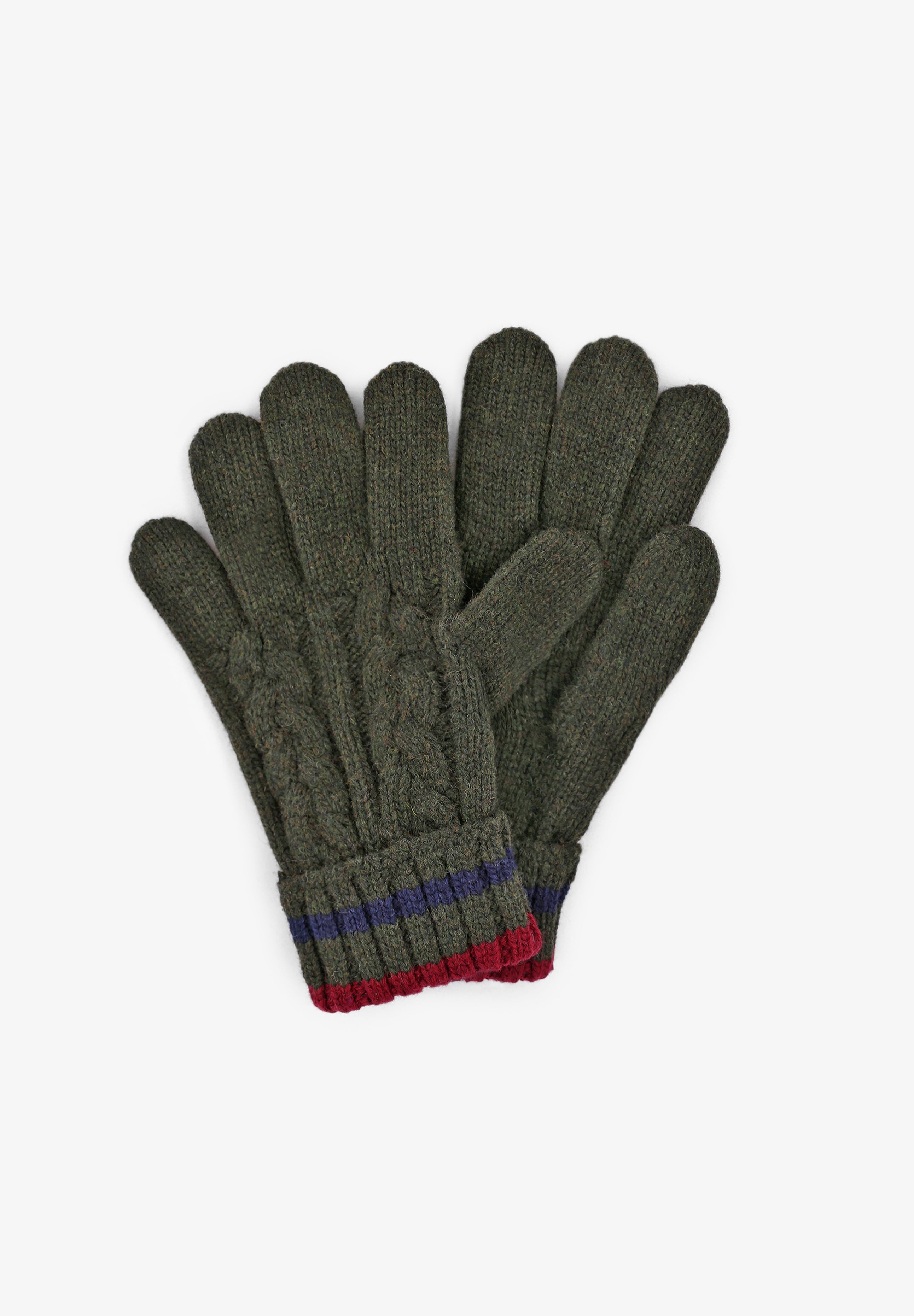 CABLE GLOVE GREEN