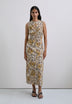 VESTIDO LARGO ANIMAL PRINT