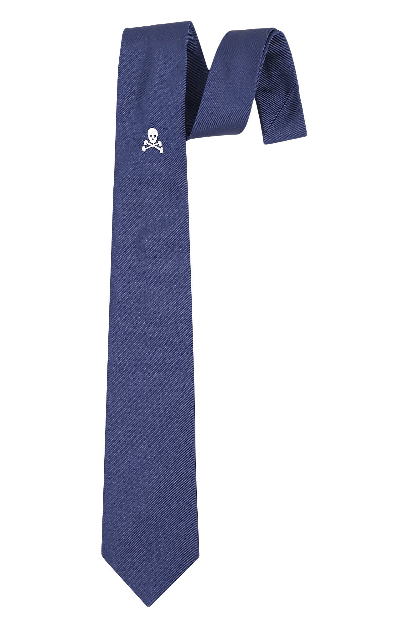 ICON TIE SKULL NAVY