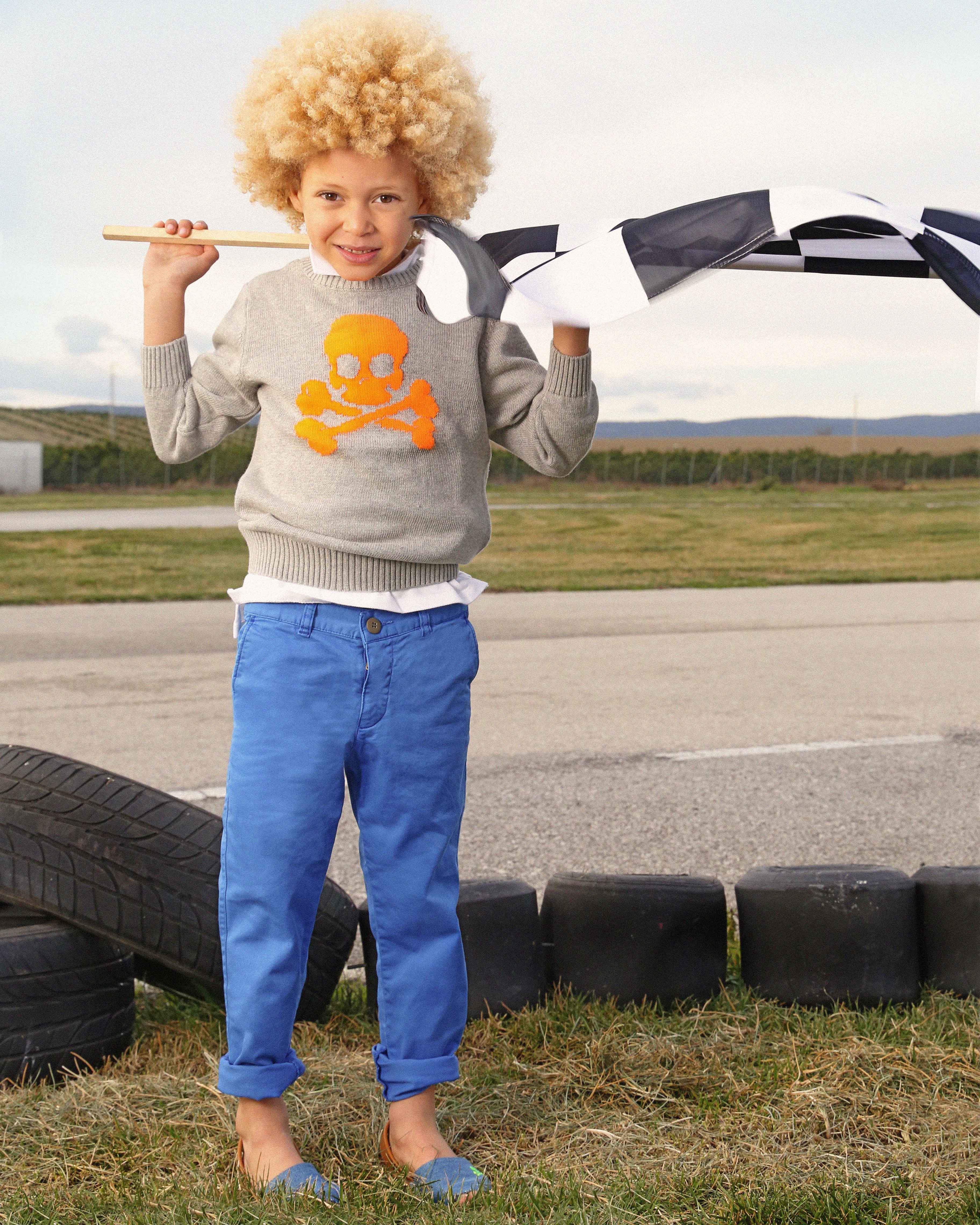 CHINO SCALPERS KIDS BLUE