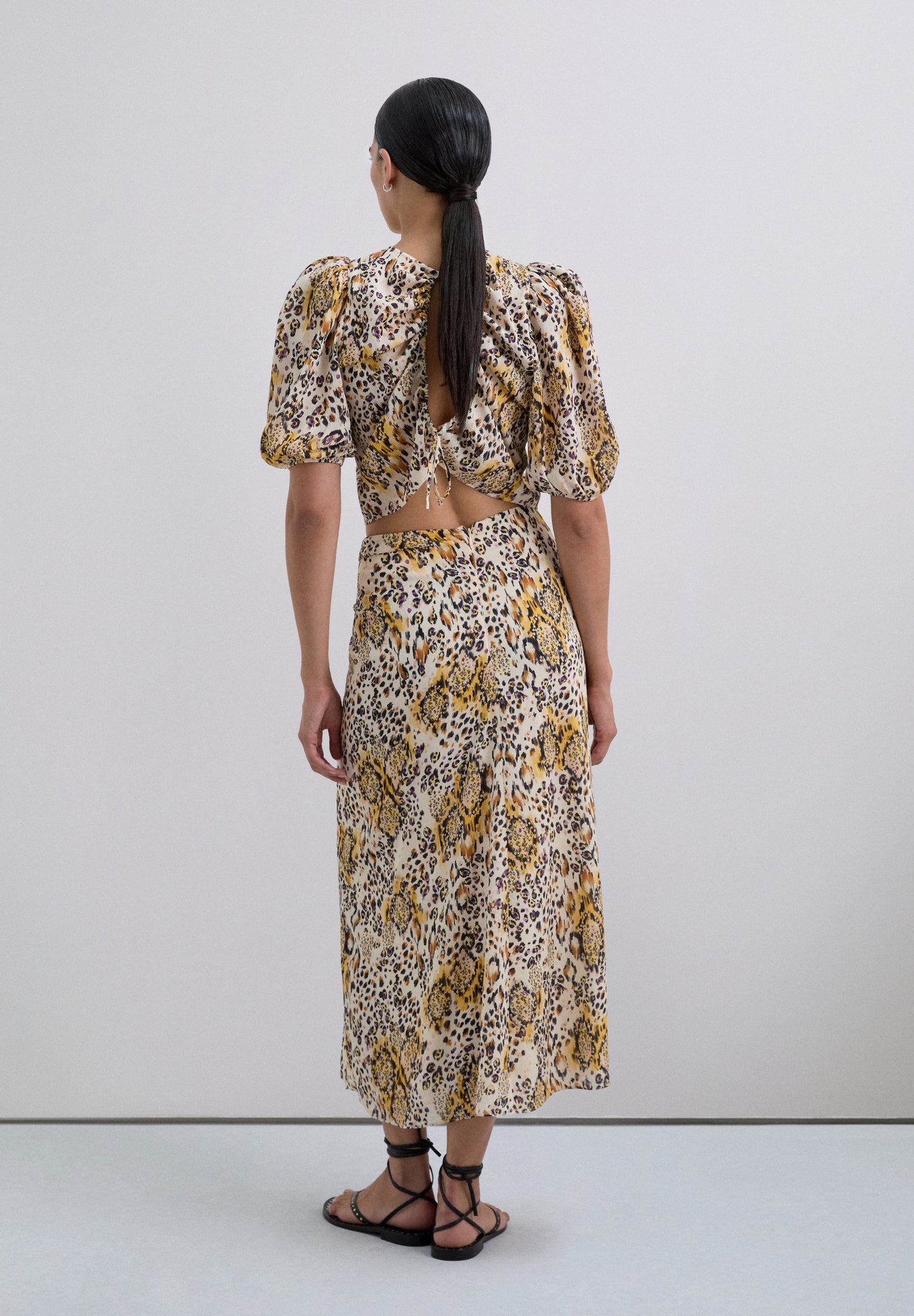 FALDA ANIMAL PRINT MIDI