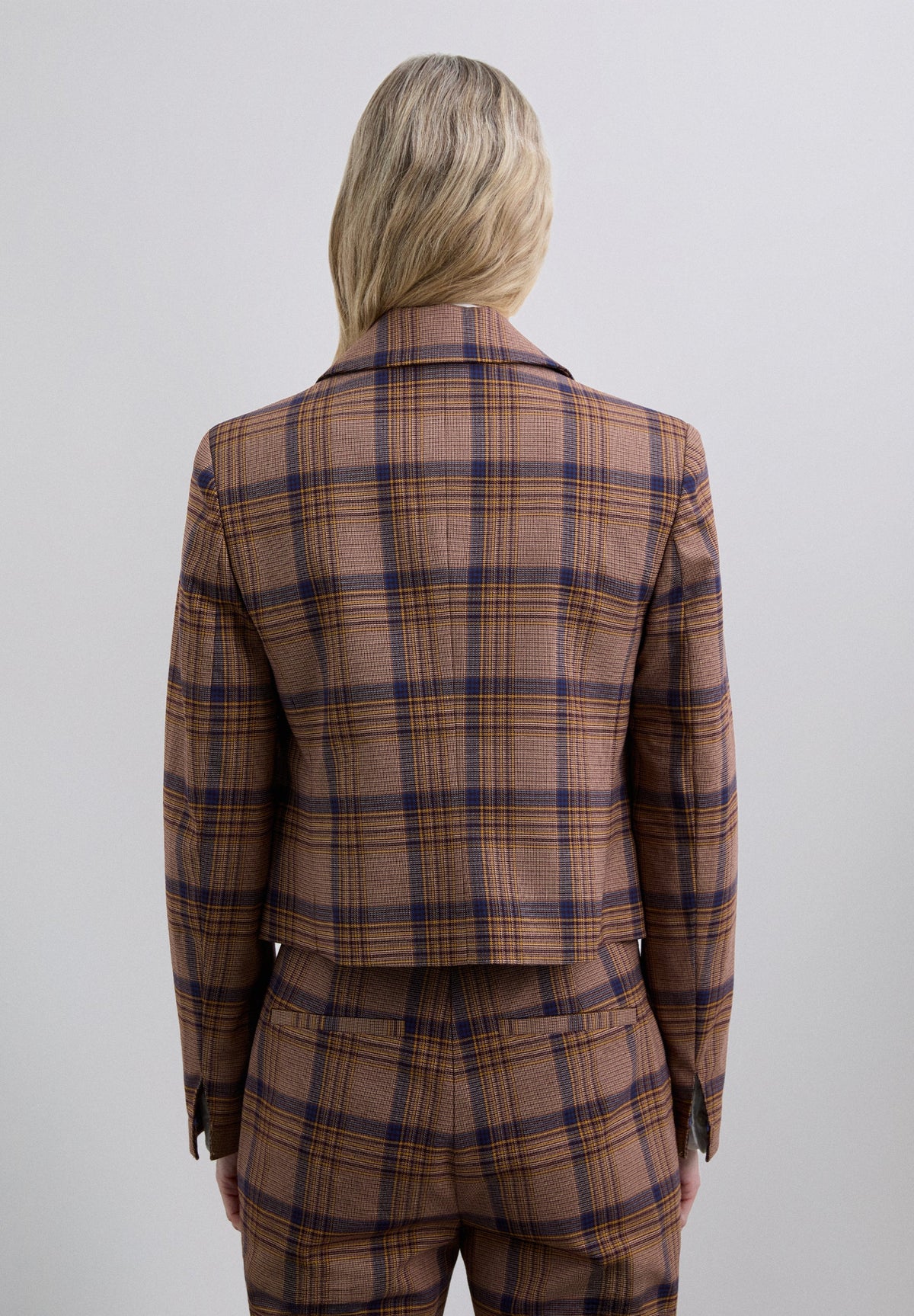 BLAZER CROPPED CUADROS