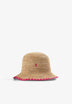 SOMBRERO RAFIA STITCHING CONTRASTE