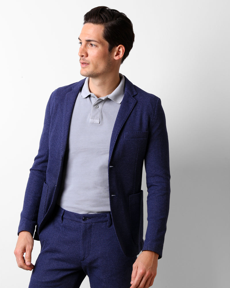 JERSEY BLAZER NAVY