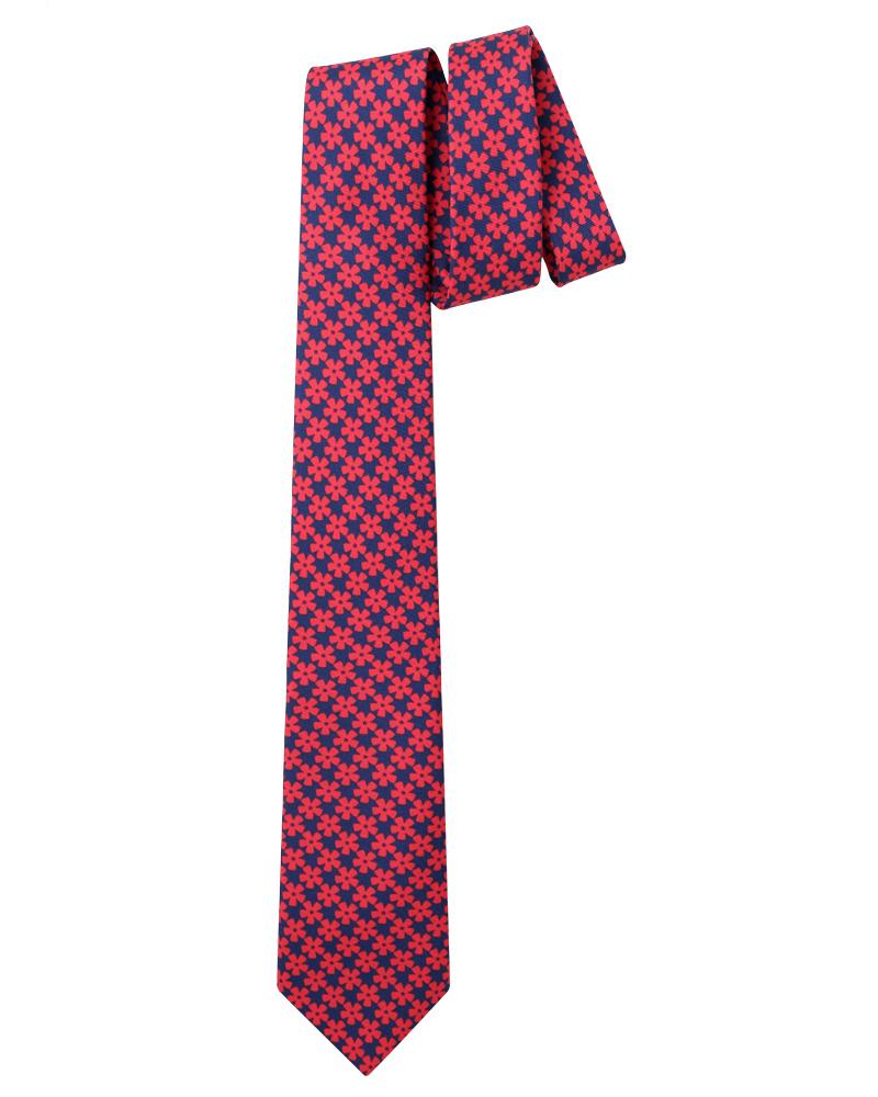 FLOR TIE RED