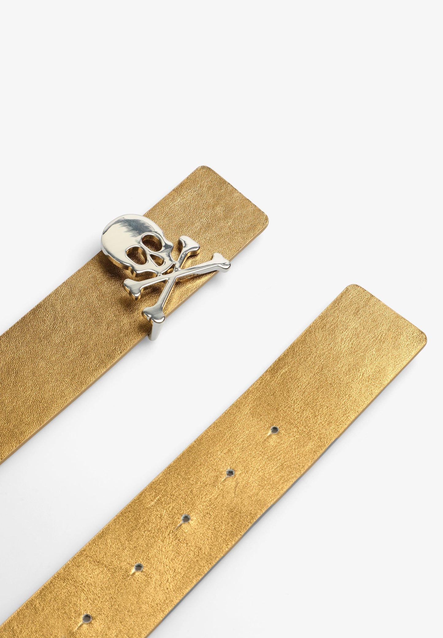 CINTURÓN PIEL REVERSIBLE CALAVERA