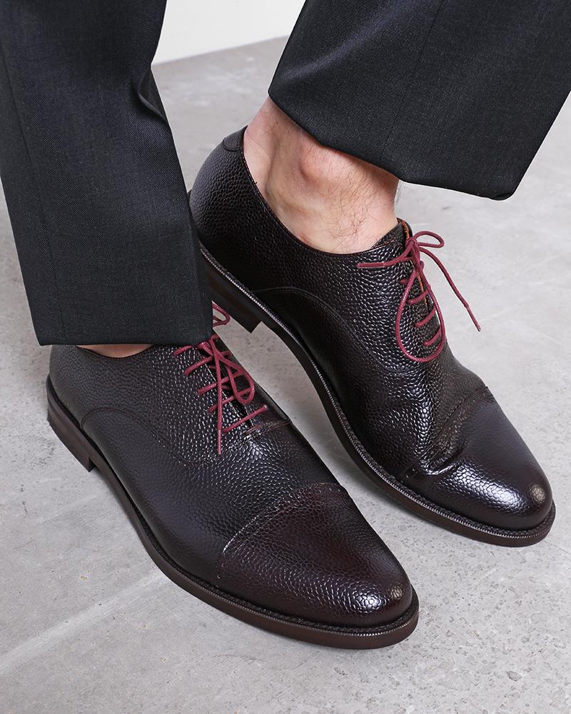 CALABRIA SHOES DARK BROWN