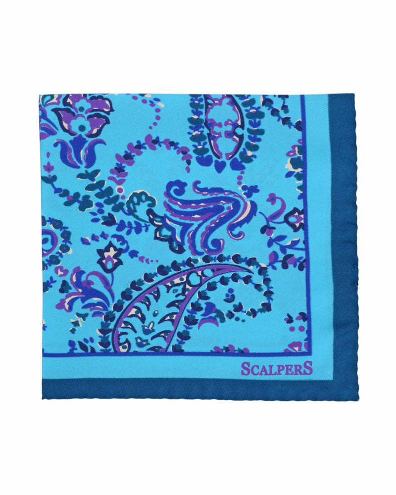 PAISLEY POCHETTE TURQUOISE