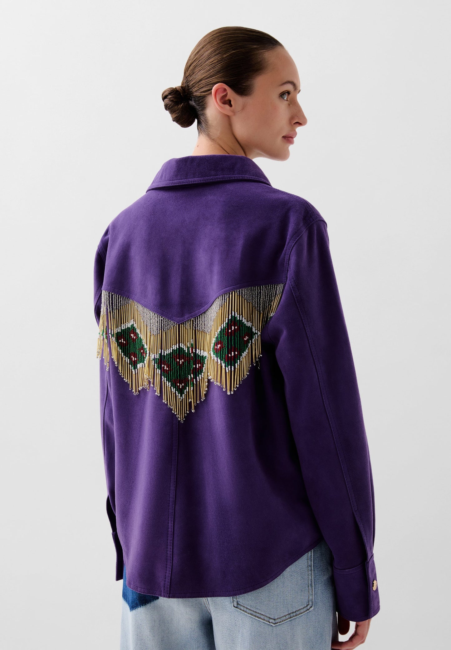 CAMISA ANTE FLECOS CUENTAS