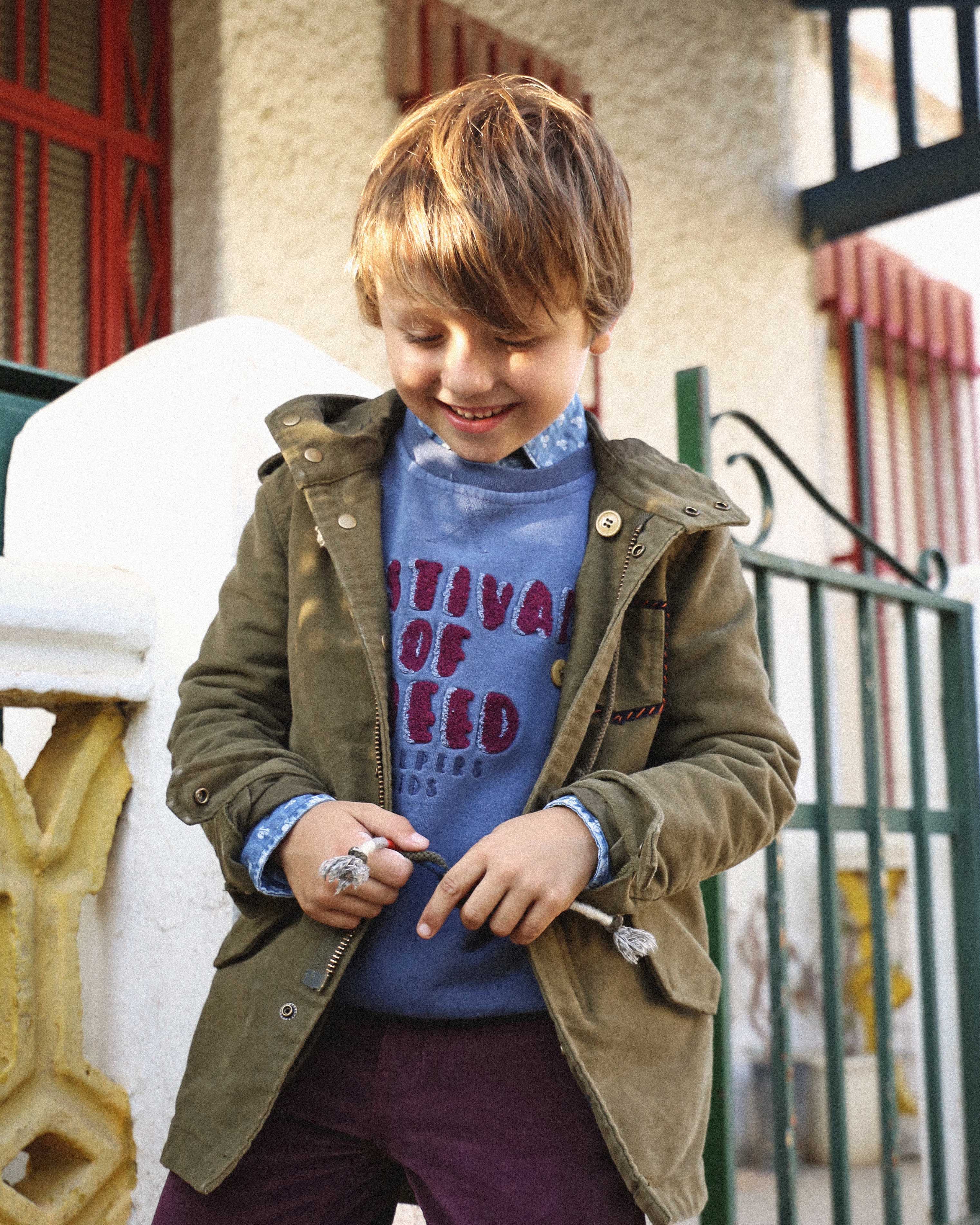 HUDSON PARKA KIDS KHAKI