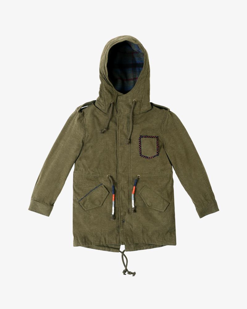 HUDSON PARKA KIDS KHAKI
