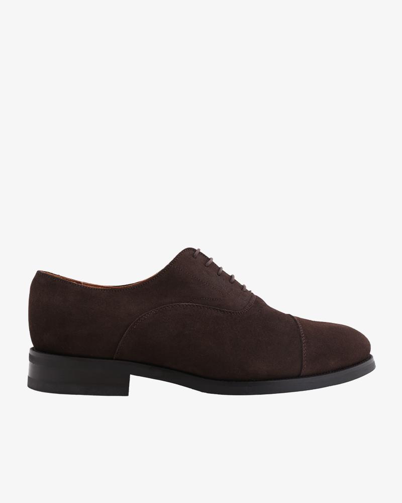 ALASKA SUEDE SHOES DARK BROWN