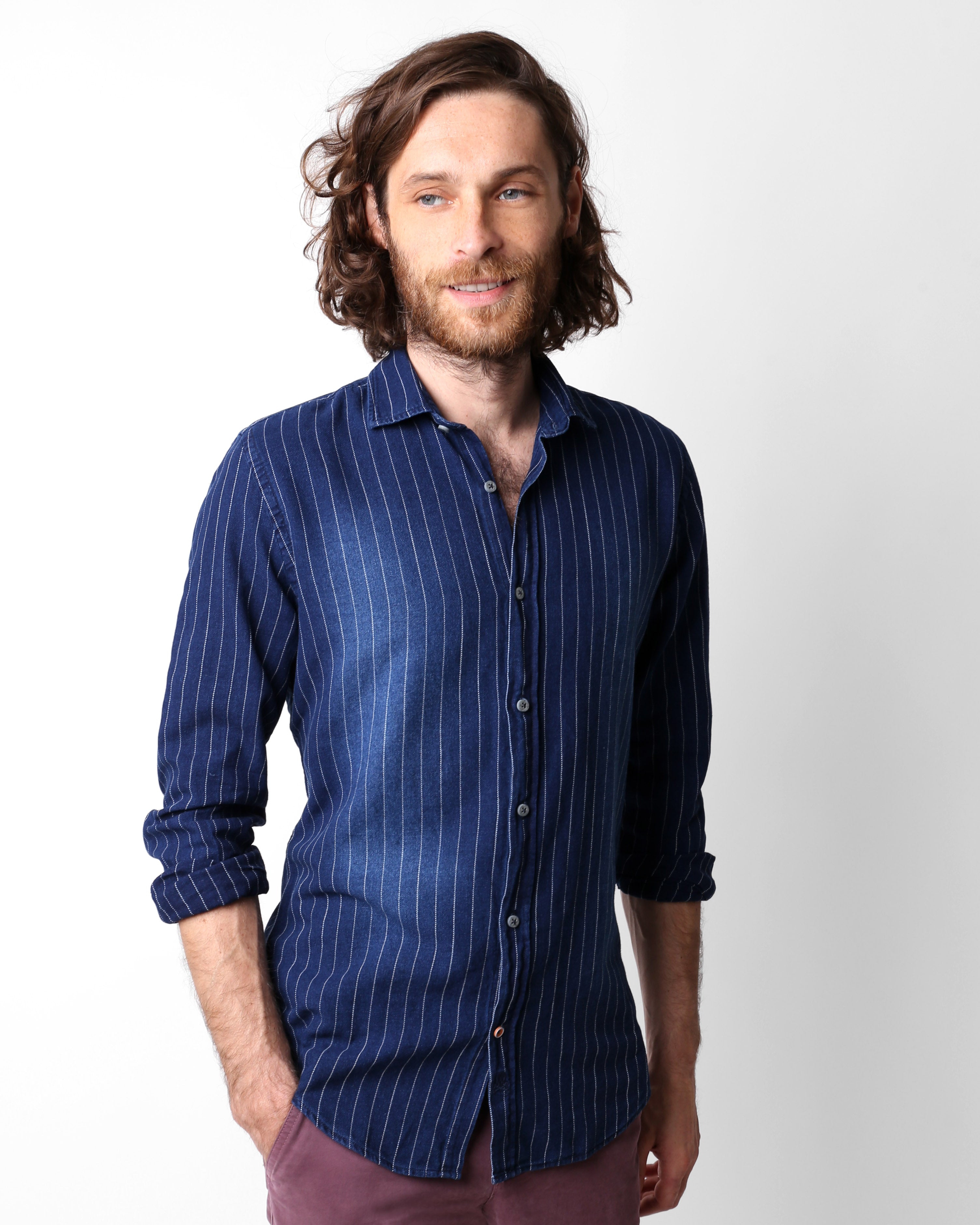 BD SHIRT DENIM STRIPES