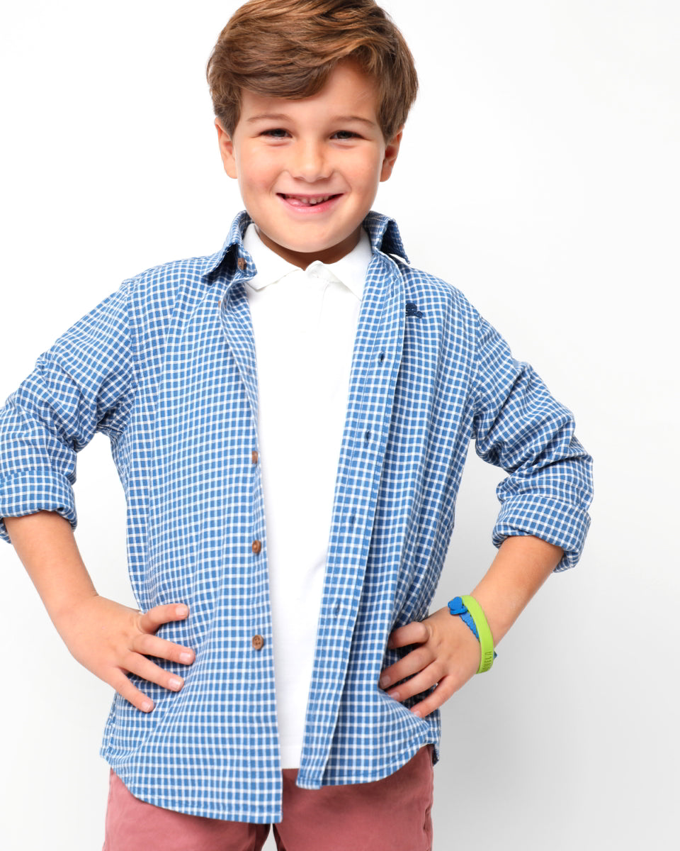 PARKER F.SHIRT KIDS BLUE