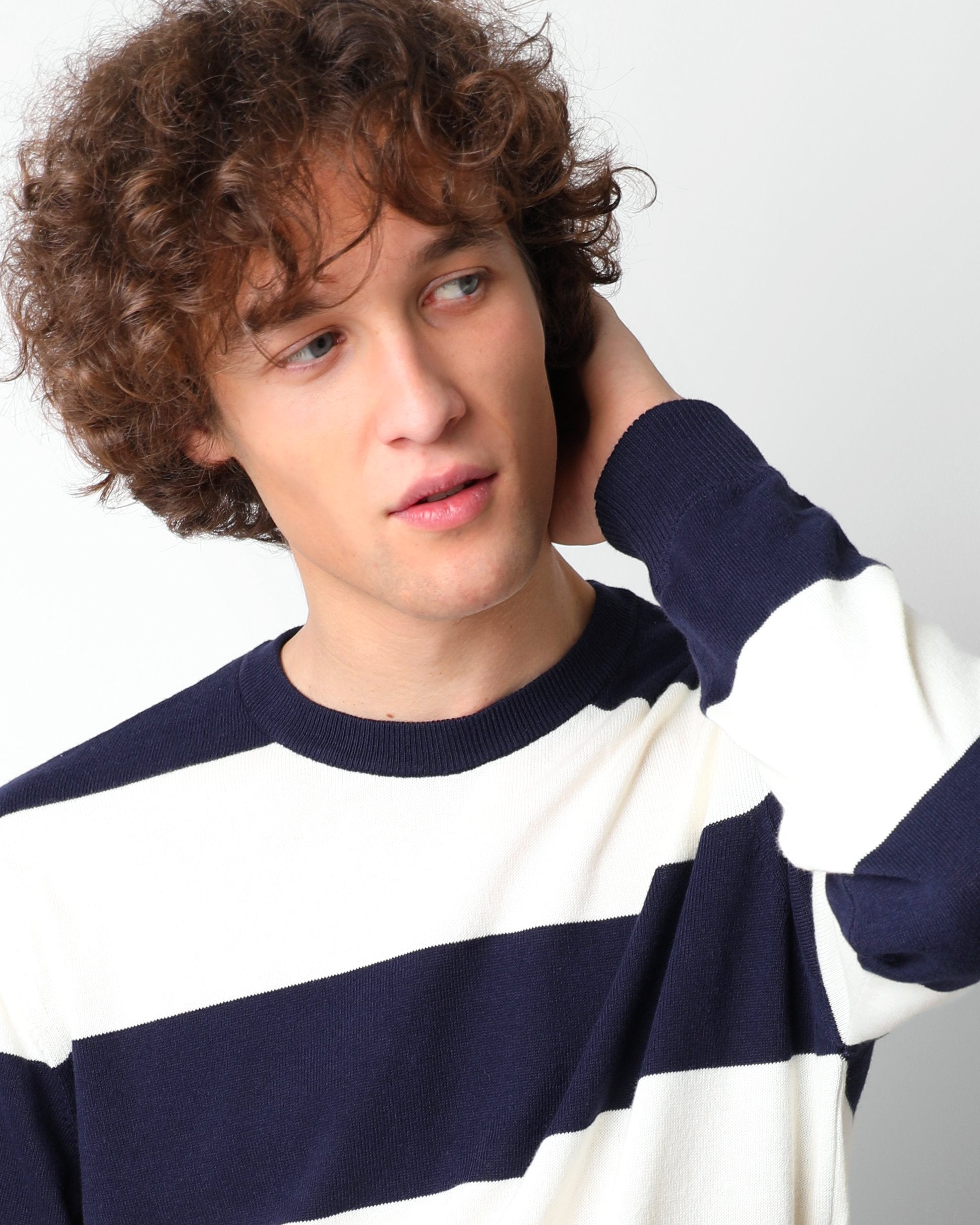 MARINE TRICOT NAVY STRIPES