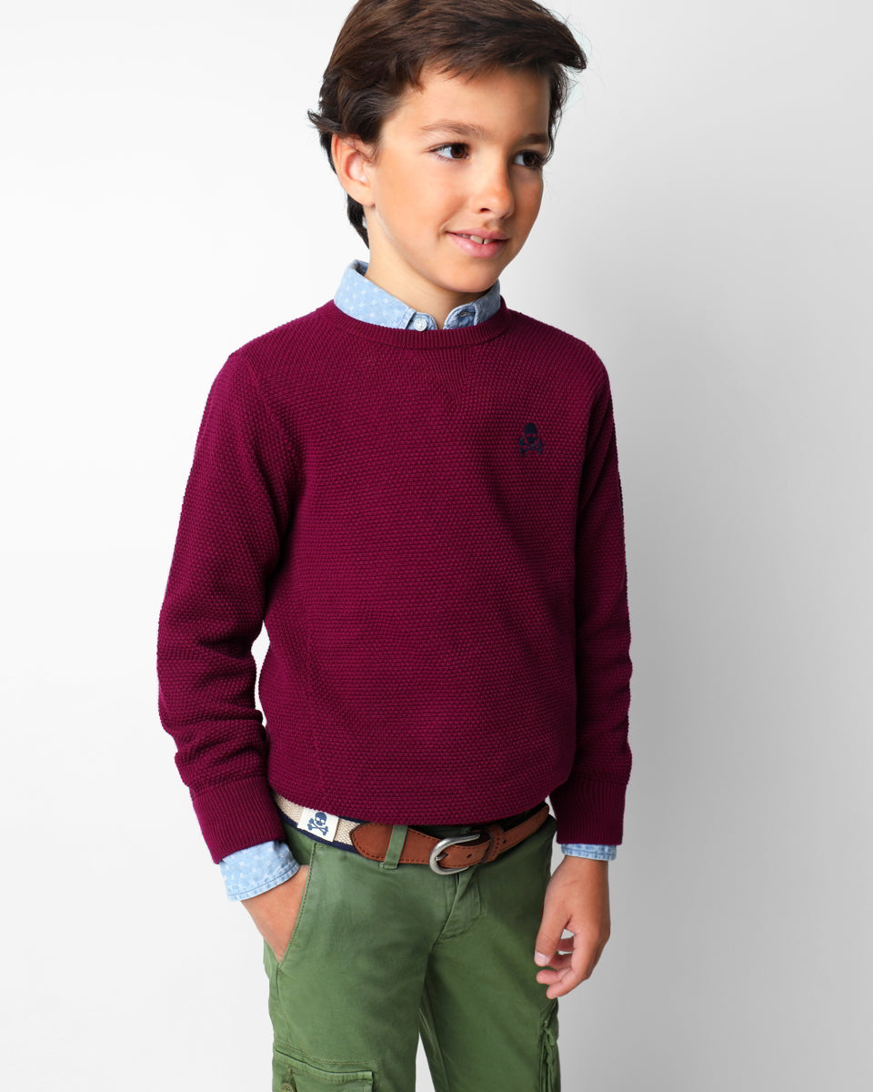 TERRANOVA TRICOT KIDS BURGUNDY