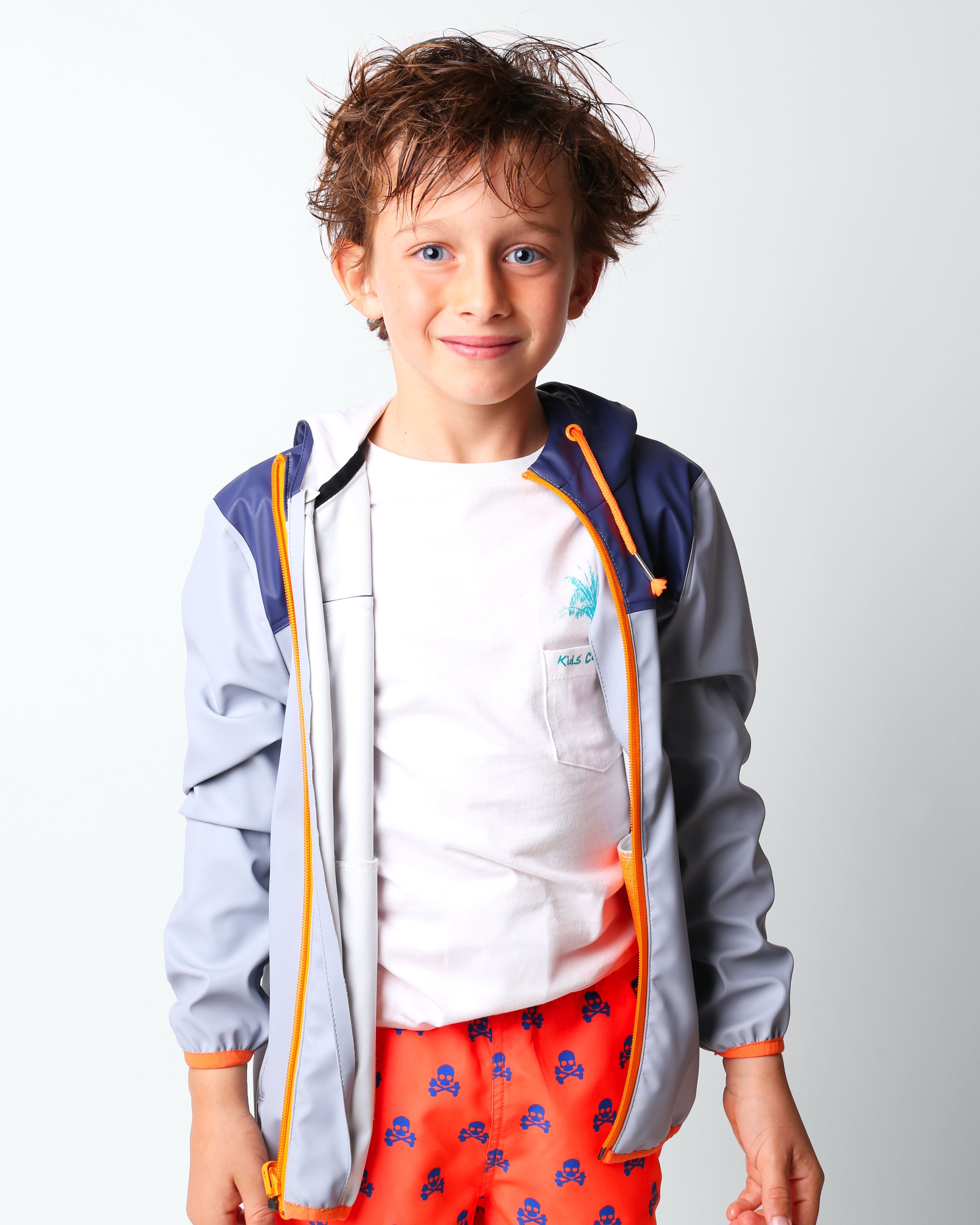 NEW WINDBREAKER KIDS GREY