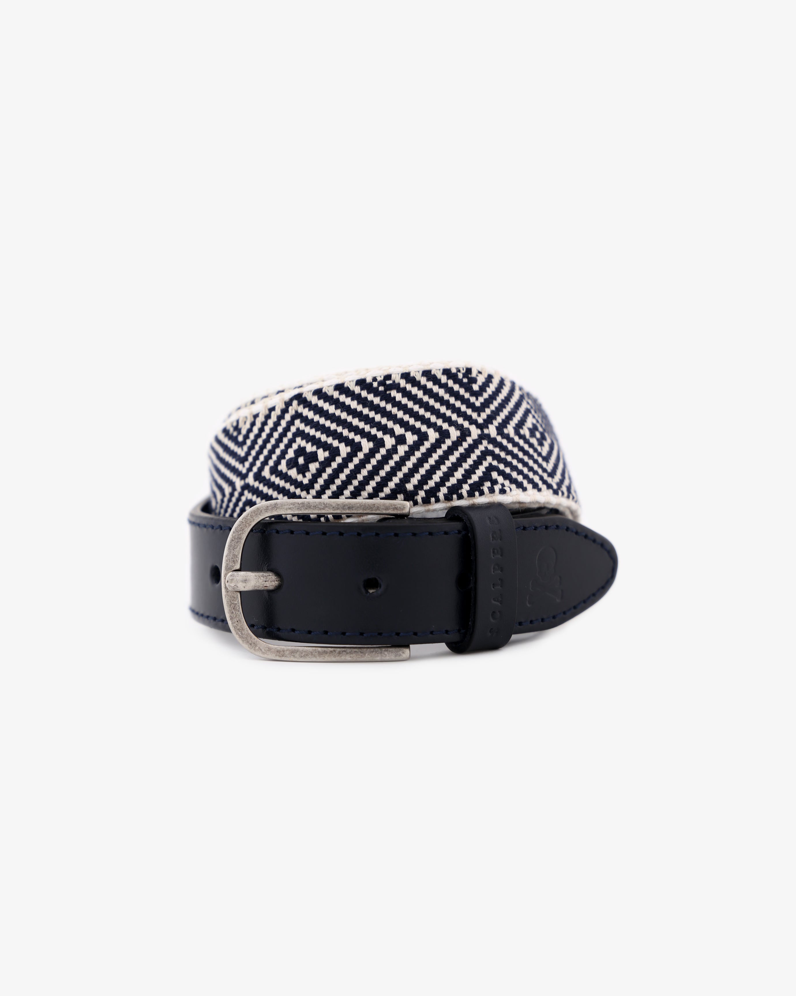 TRUMAN ETHNIC BELT WHITE