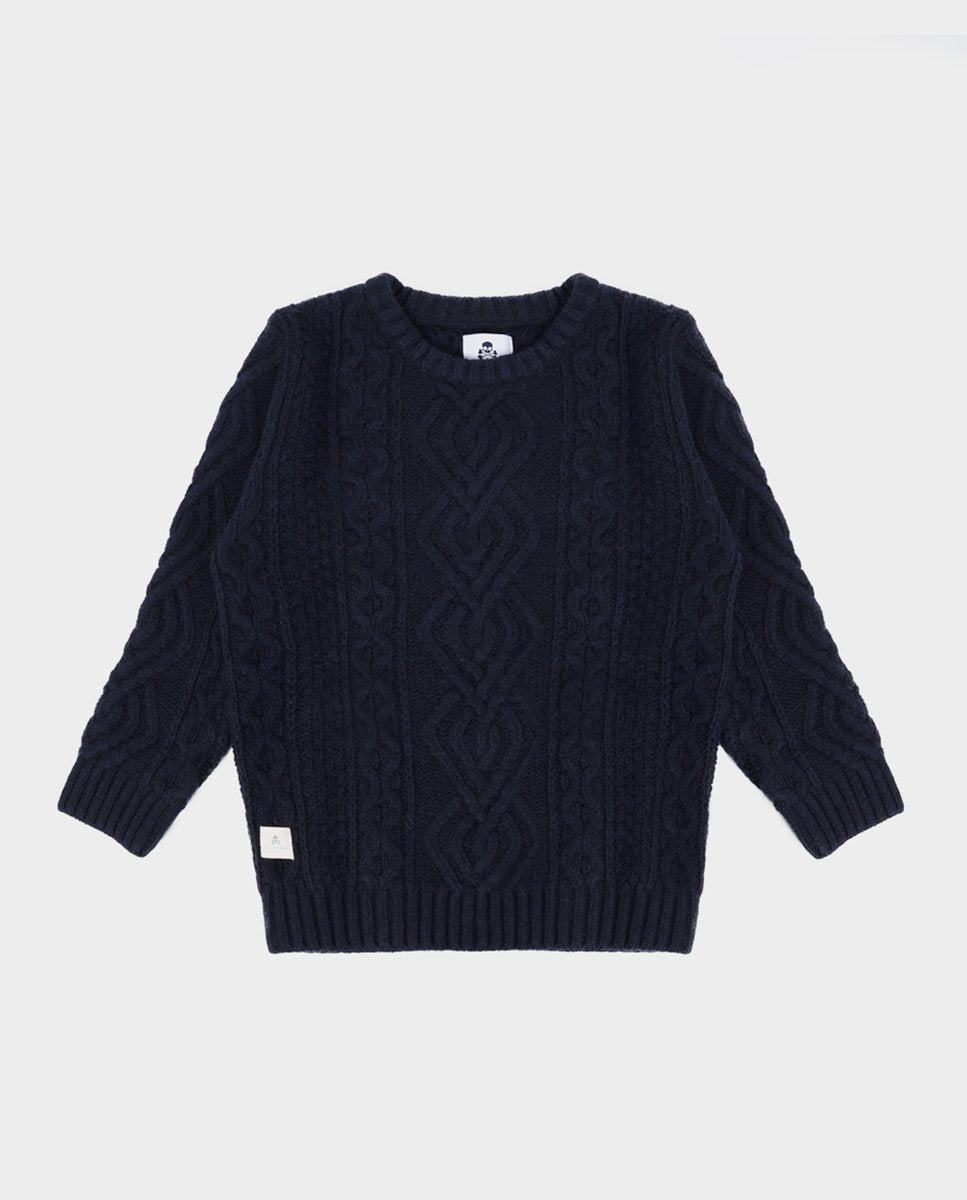 CABLE TRICOT KIDS NAVY