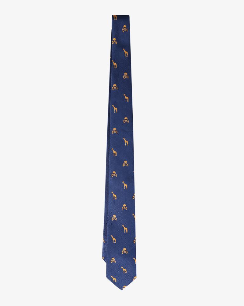 MOTIVI AND SKULL KIDS TIE NAVY