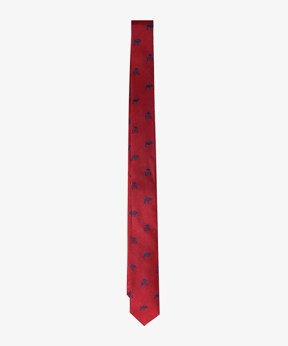 MOTIVI AND SKULL KIDS TIE RED