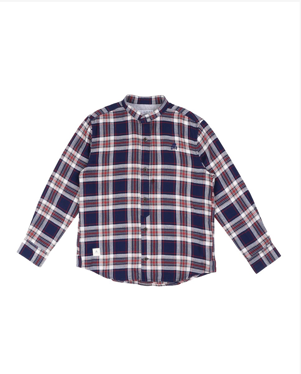 MAO MOUNTAIN SHIRT KIDS NAVY