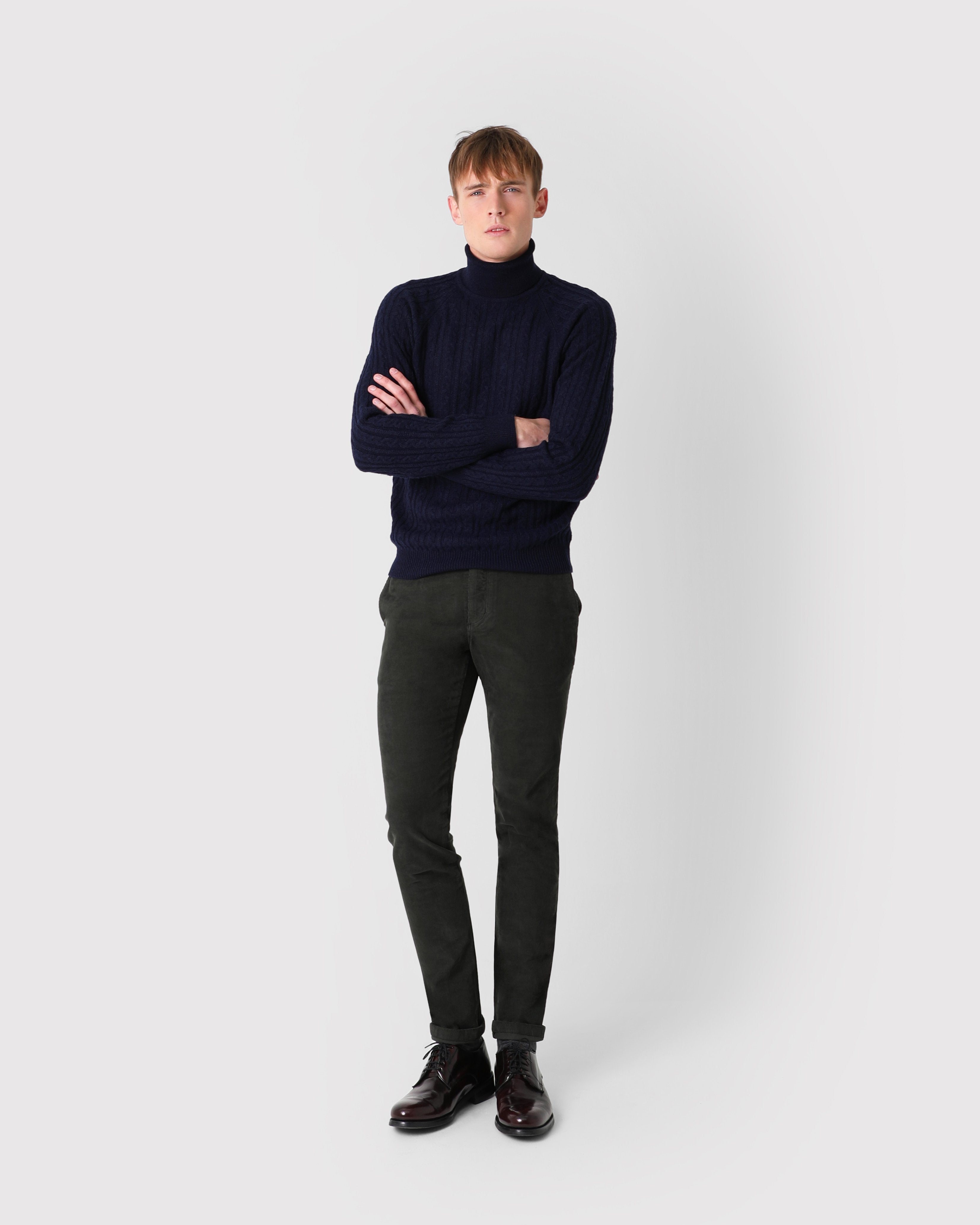 CHINO CORDUROY PANTS KHAKI