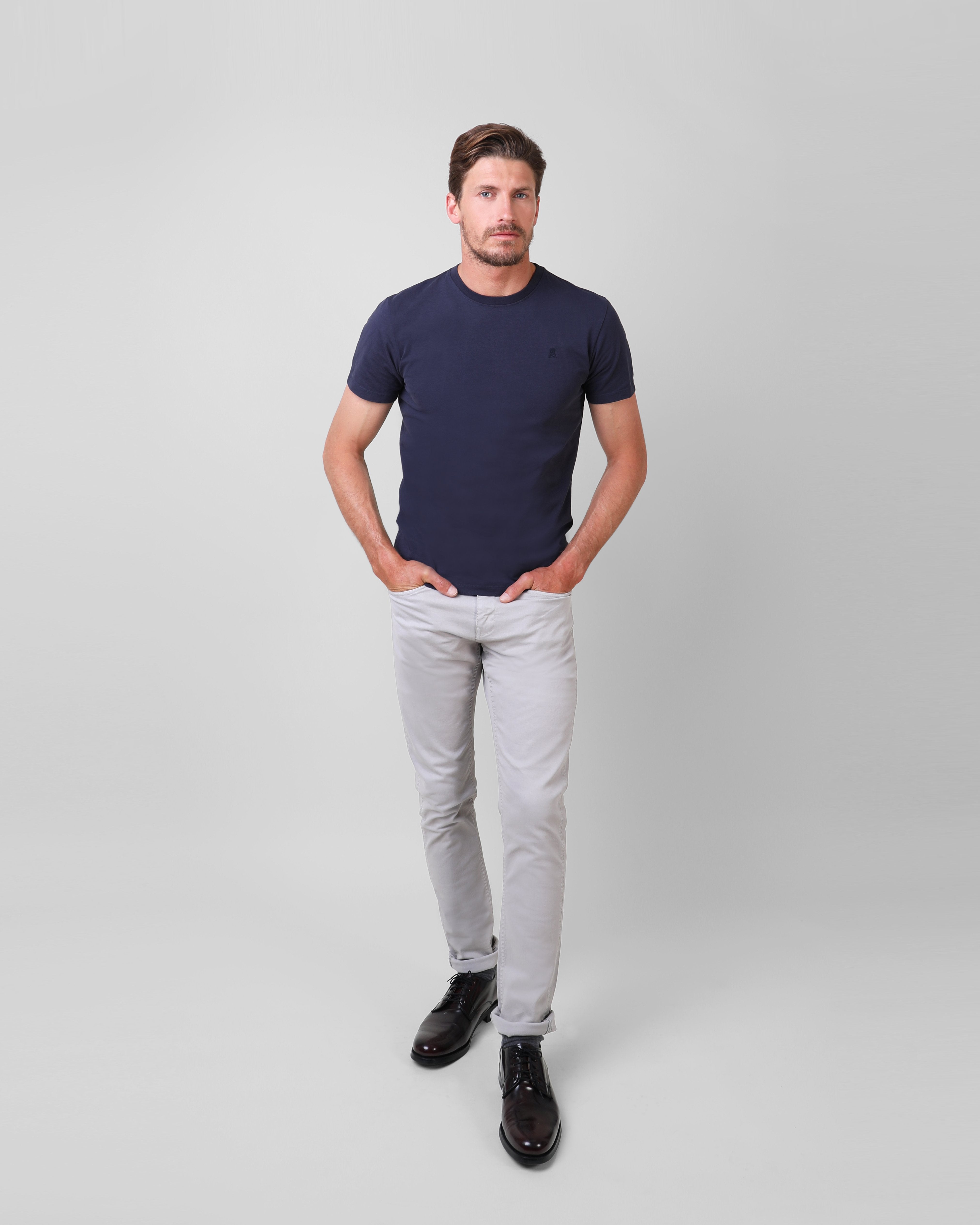 FIVE POCKETS PANTS LIGHT GREY