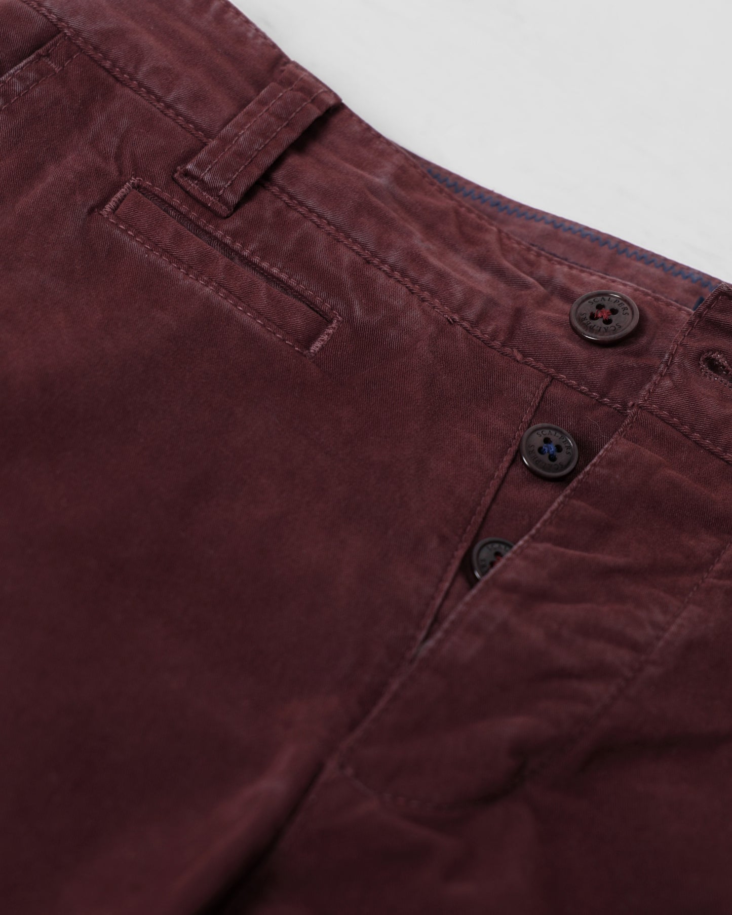 CASUAL CHINO PANTS BURGUNDY