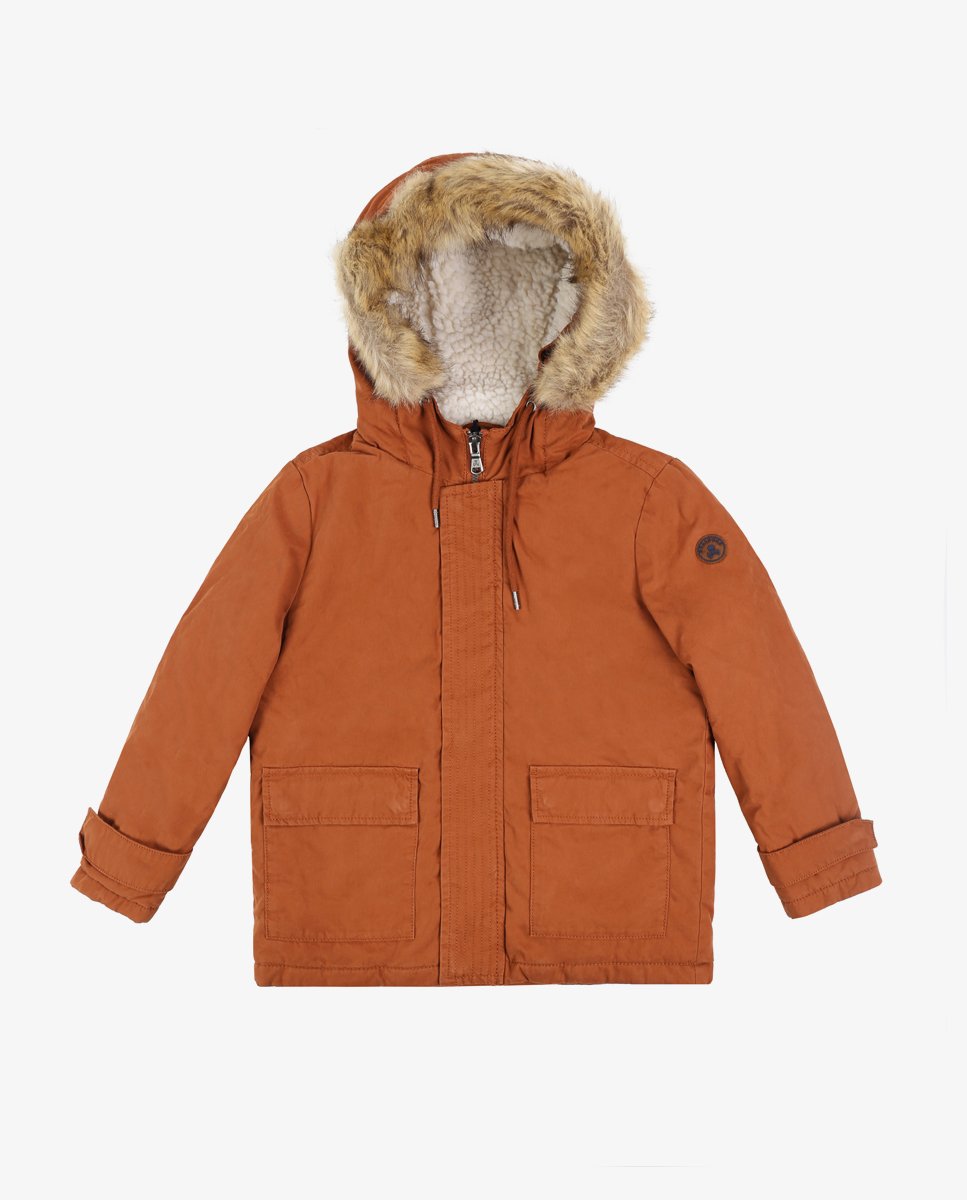 TOM FUR KIDS JACKET TERRACOTA