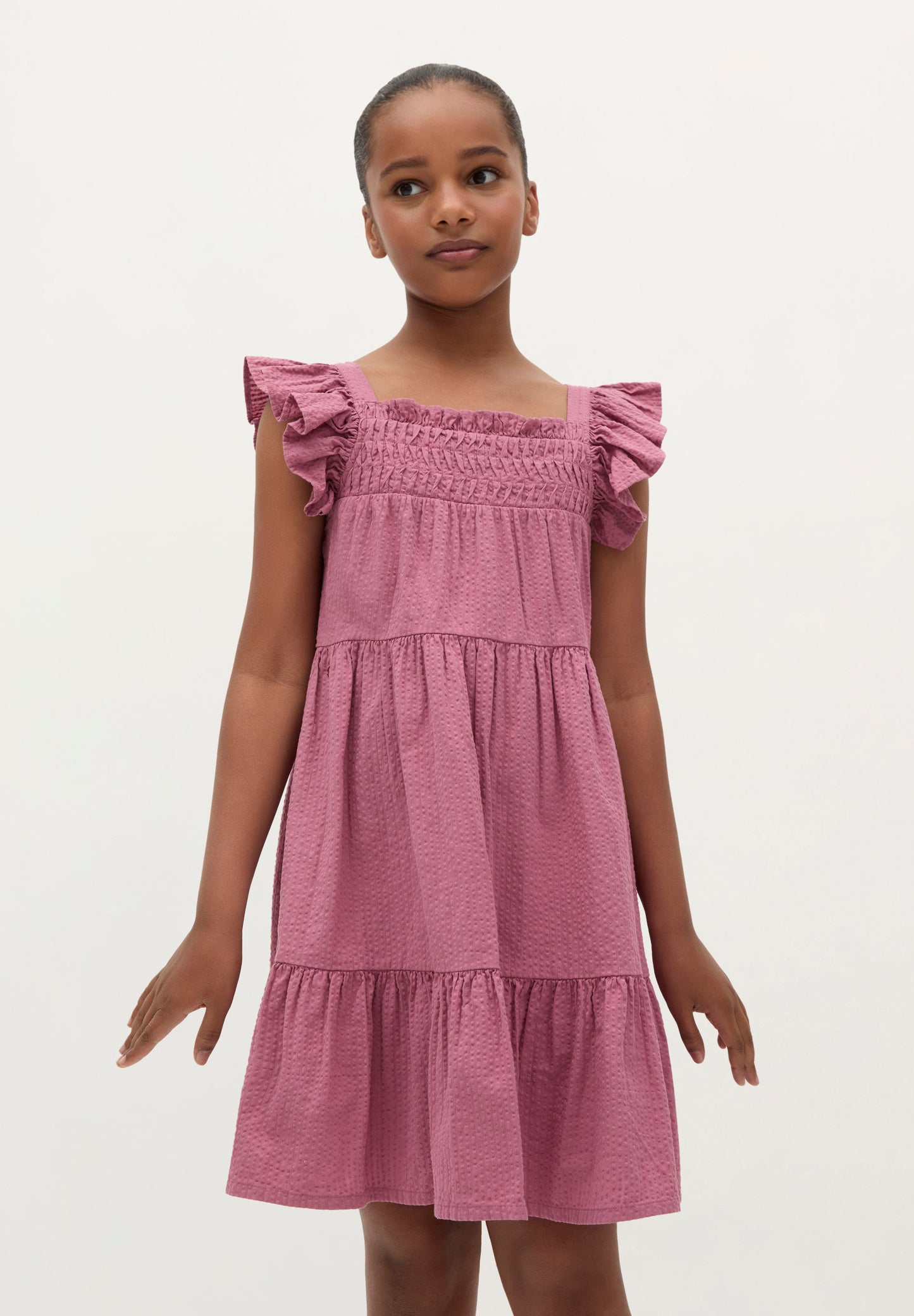 VESTIDO VOLANTES ALGODÓN