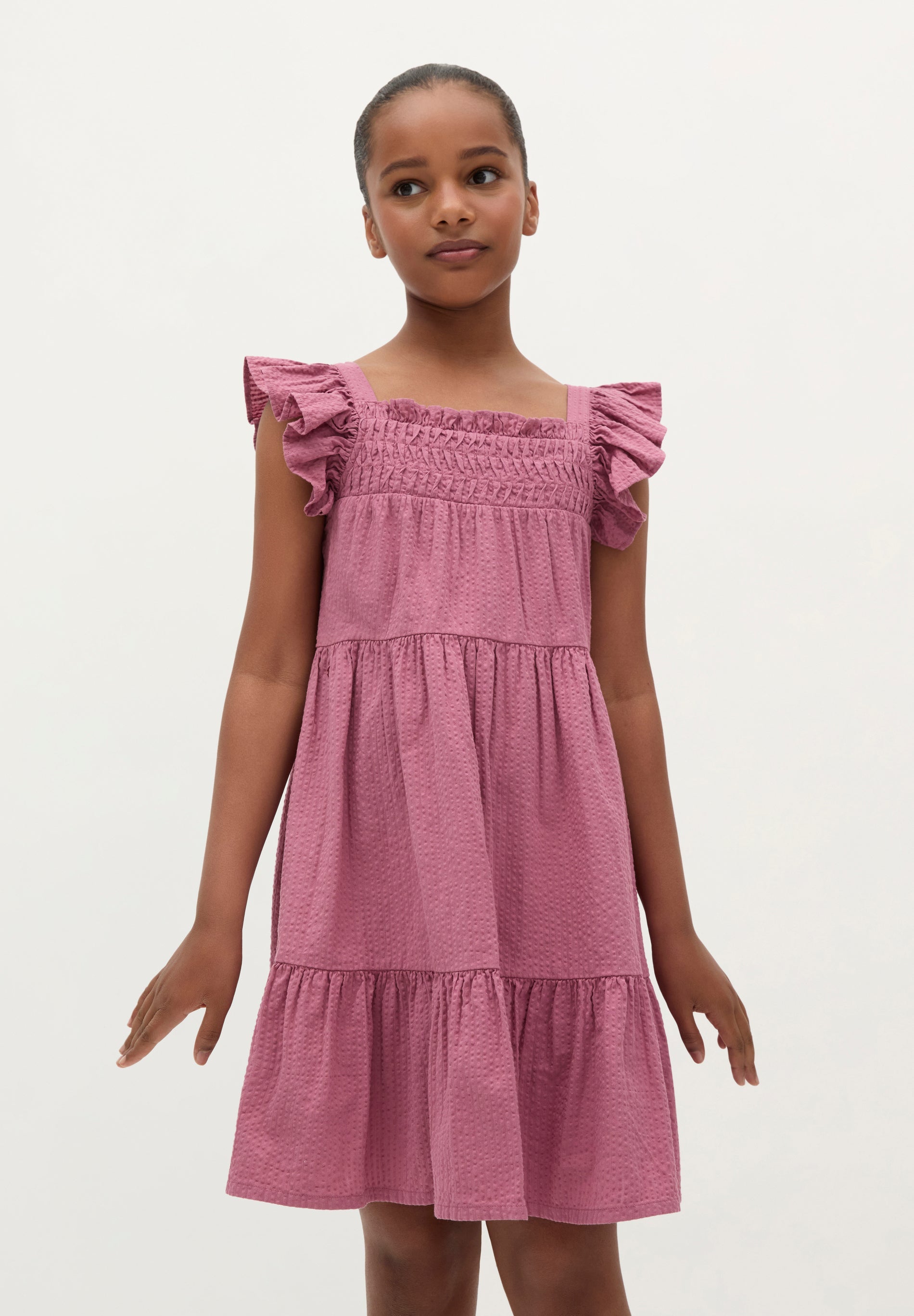 VESTIDO VOLANTES ALGODÓN