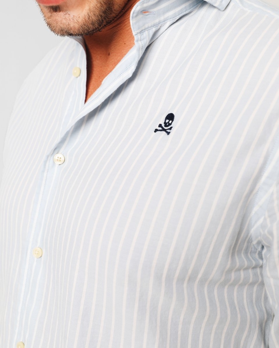 CAMISA RAYAS CALAVERA CONTRASTE