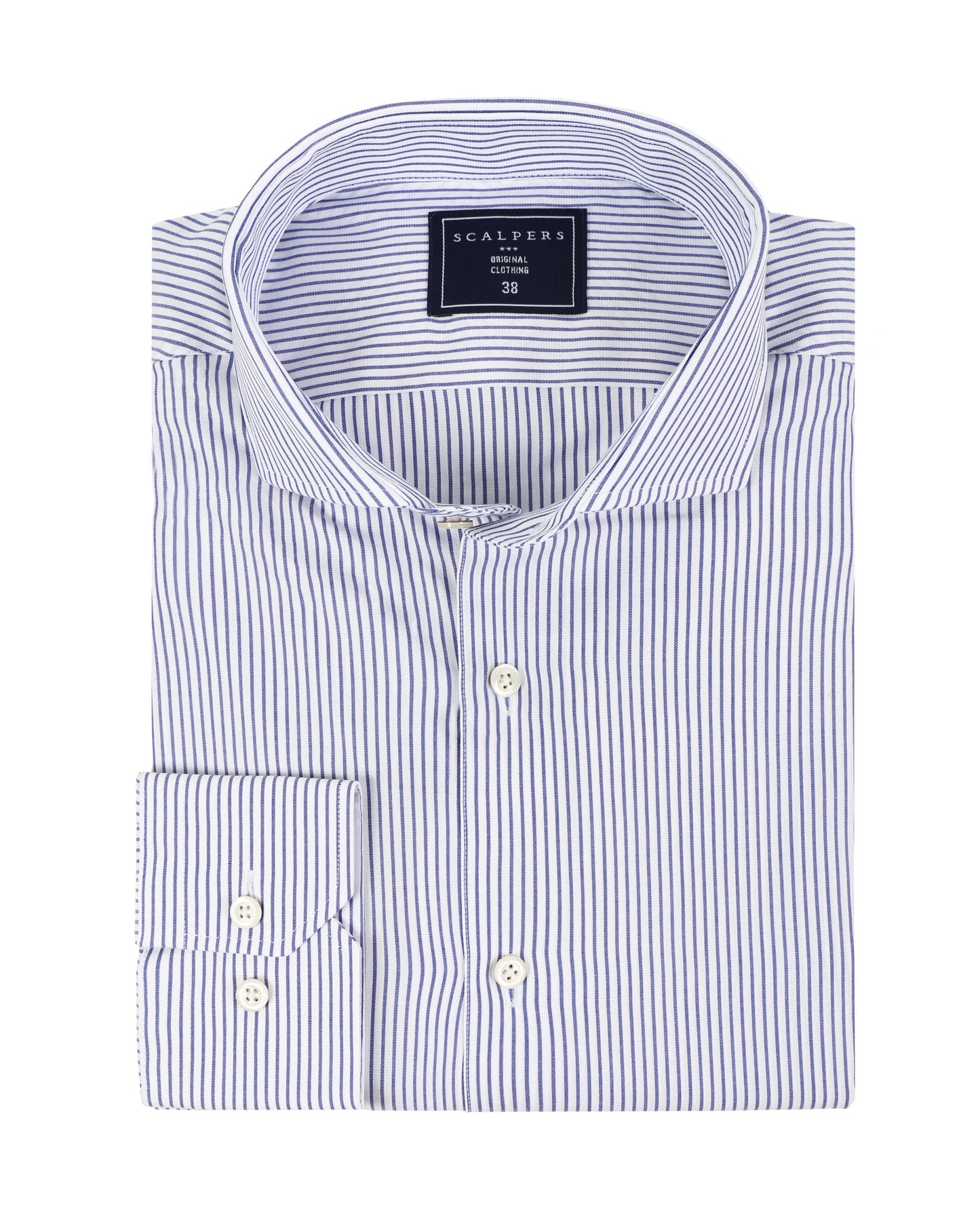 MADRID CLASS SHIRT STRIPES BLUE
