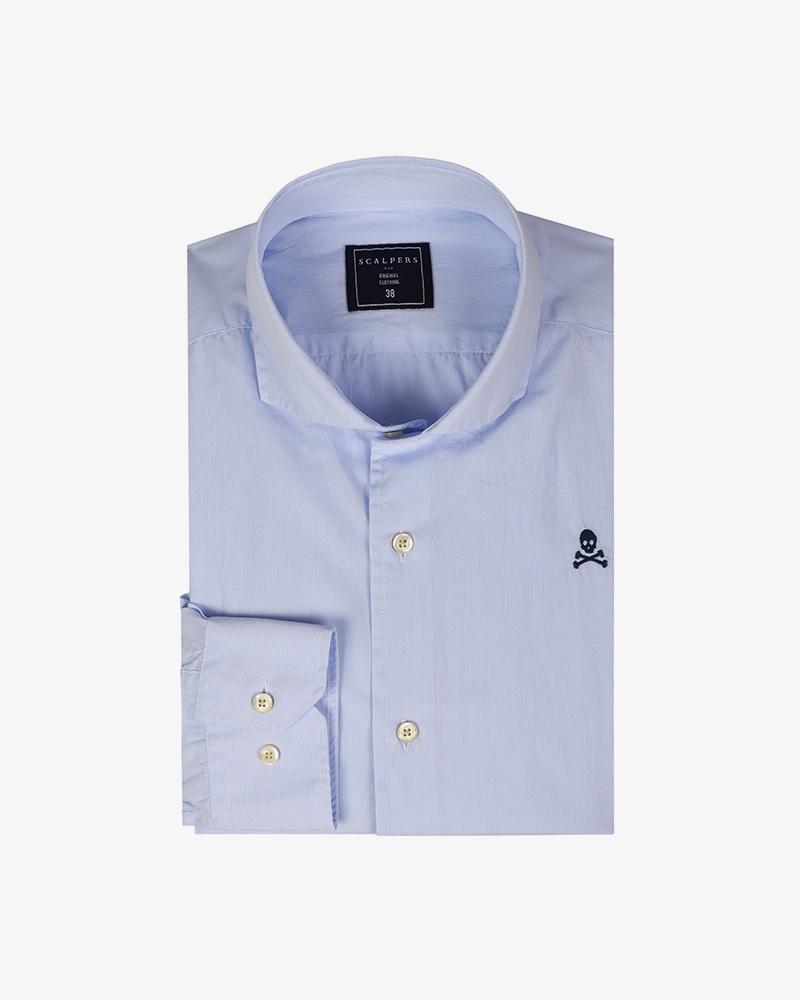 CAMISA VESTIR CALAVERA BORDADA