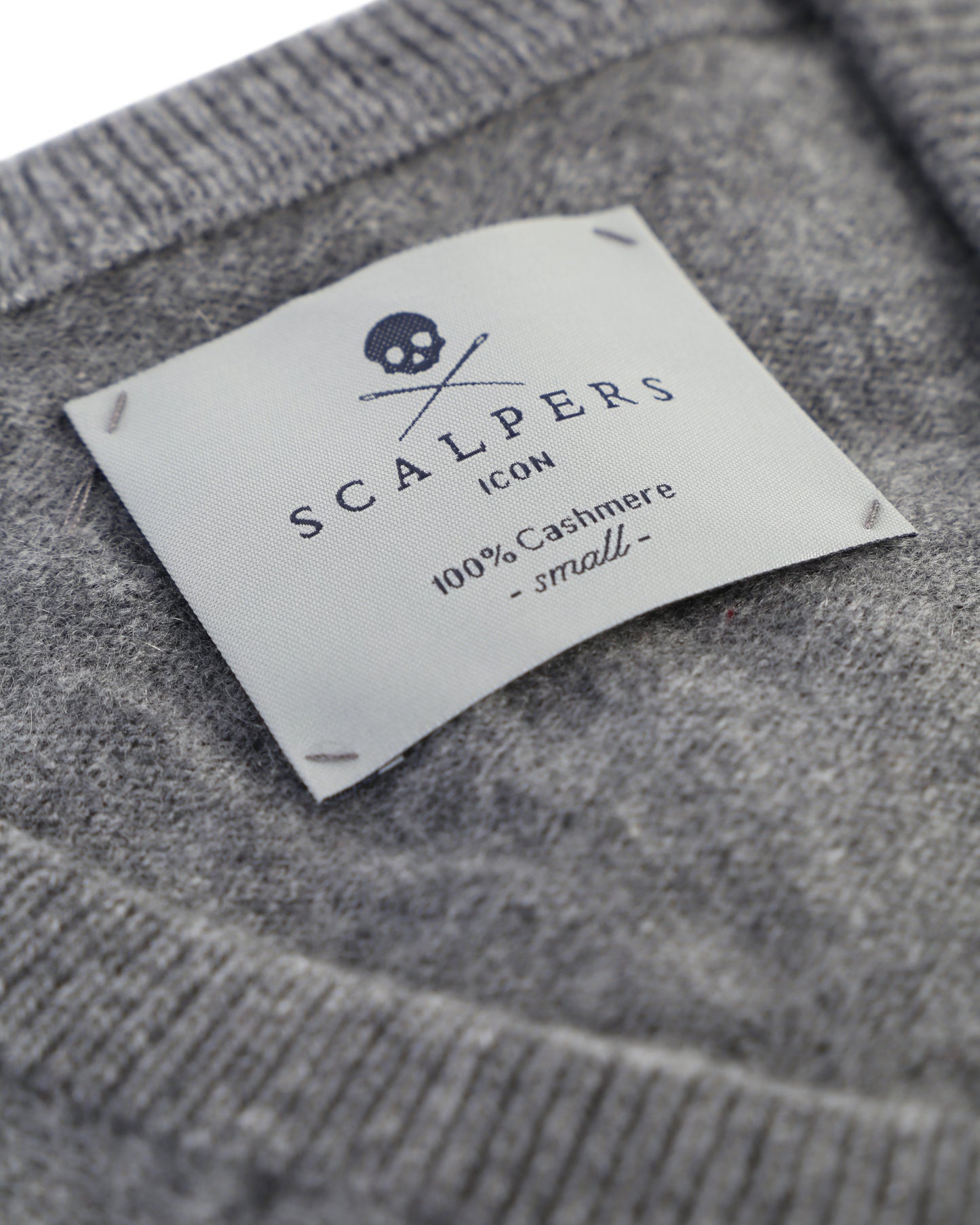 CASHMERE V-NECK GREY VIGORÉ