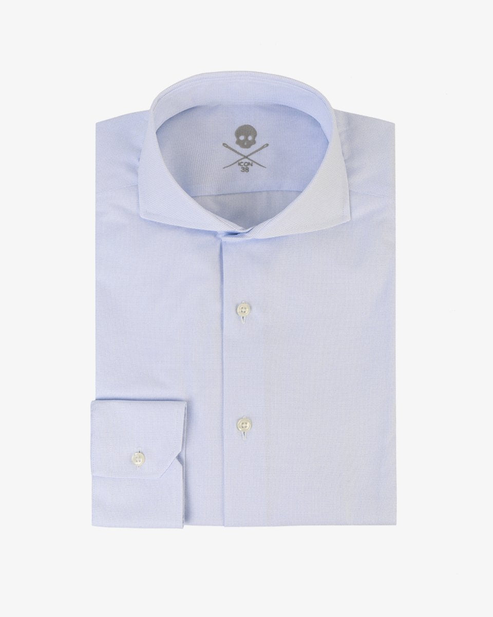 ICON PAUL SHIRT BLUE SQUARES