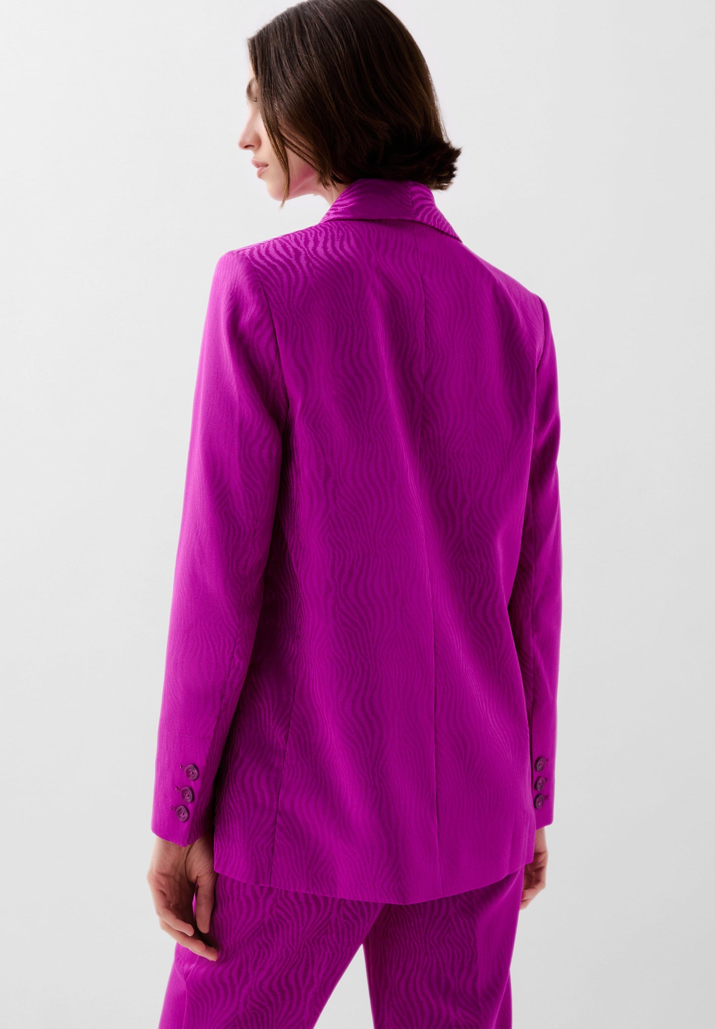 BLAZER SATINADA JACQUARD