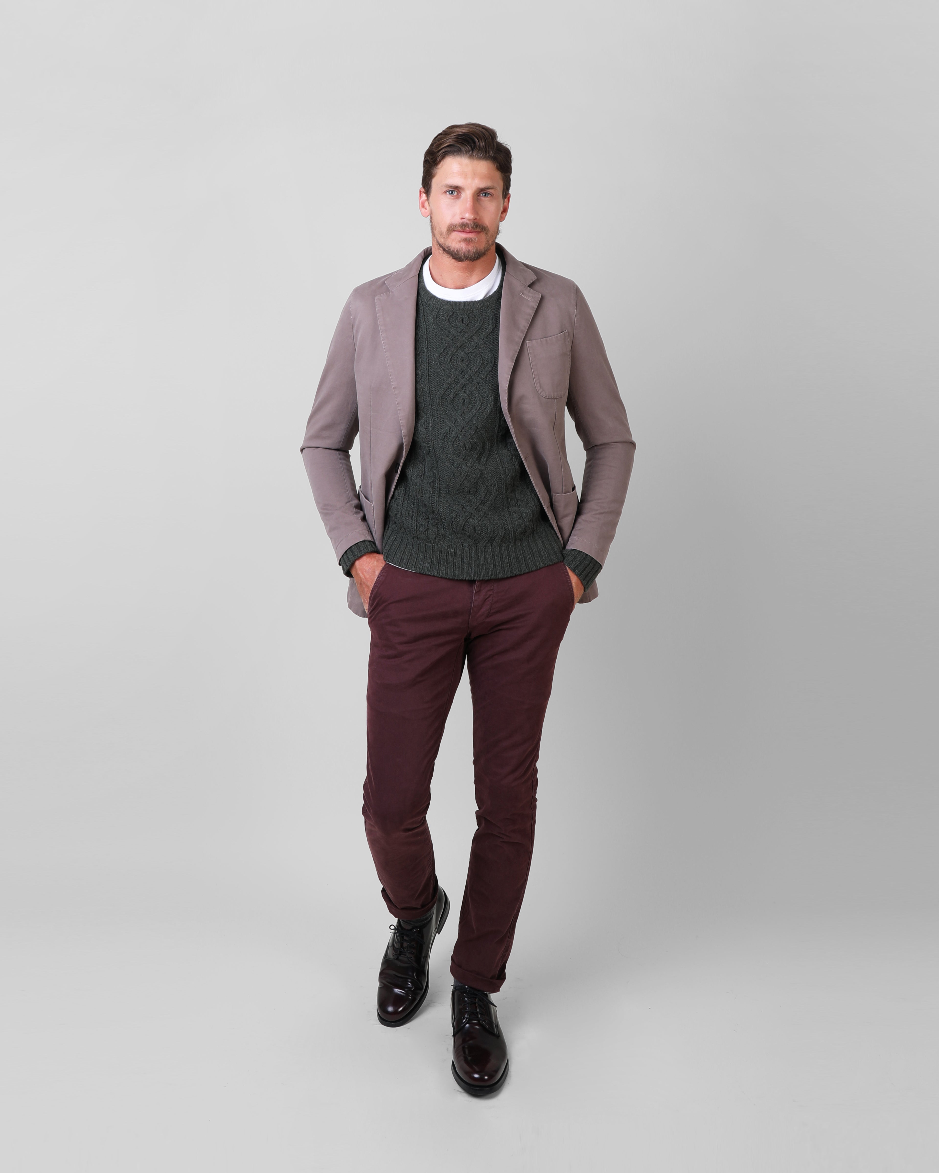CASUAL BLAZER TAUPE