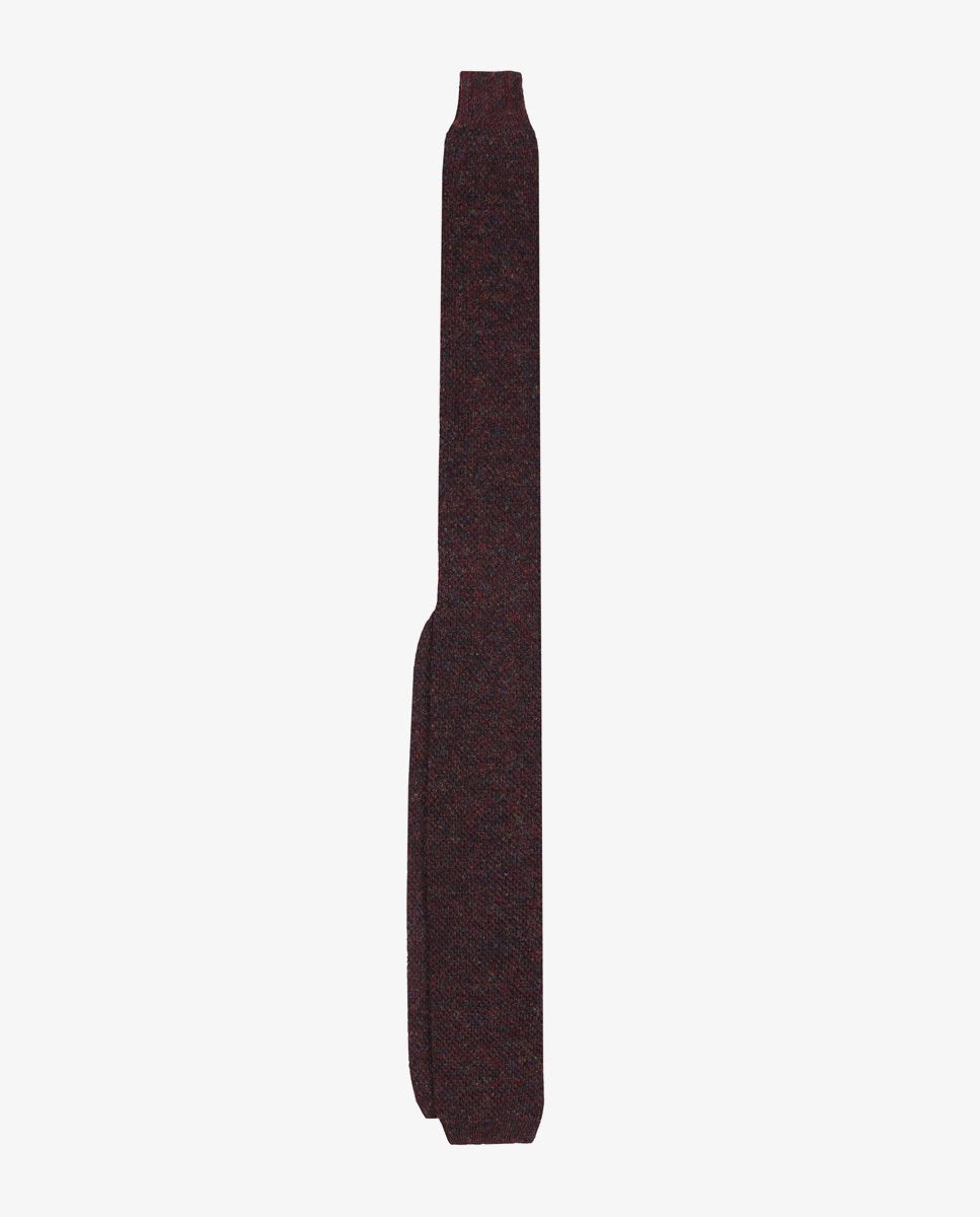 WOOL TIE BOURDEAUX
