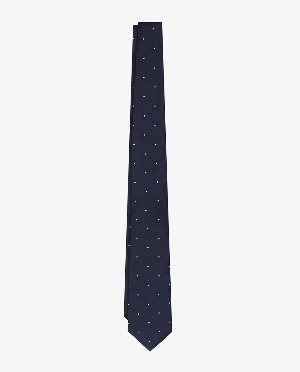 FERN II TIE NAVY DOTS