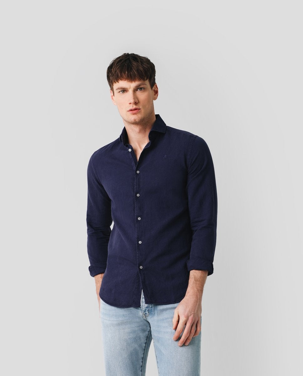 CAMISA LINO CALAVERA