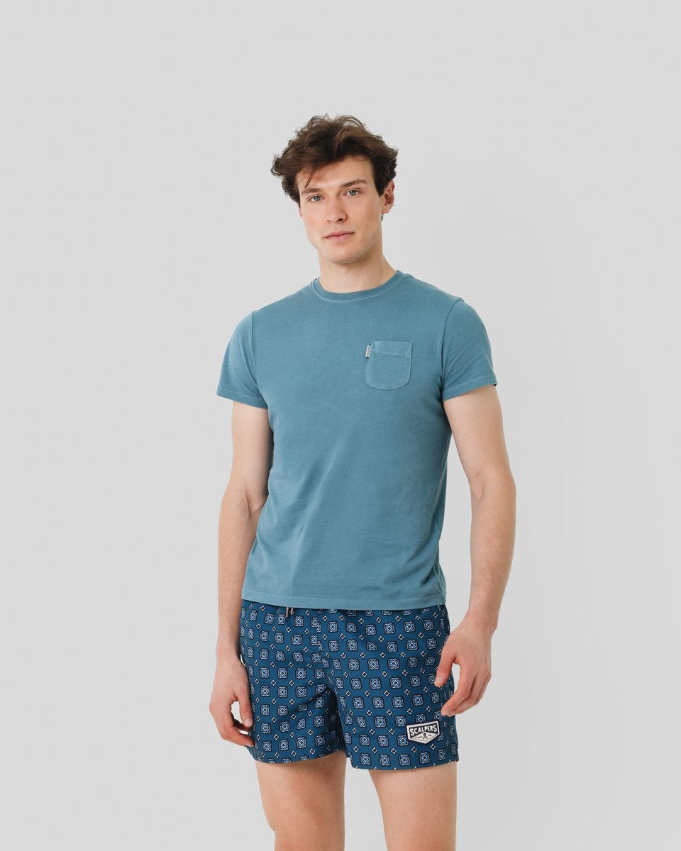 CAMISETA BOLSILLO PRINT TRASERO